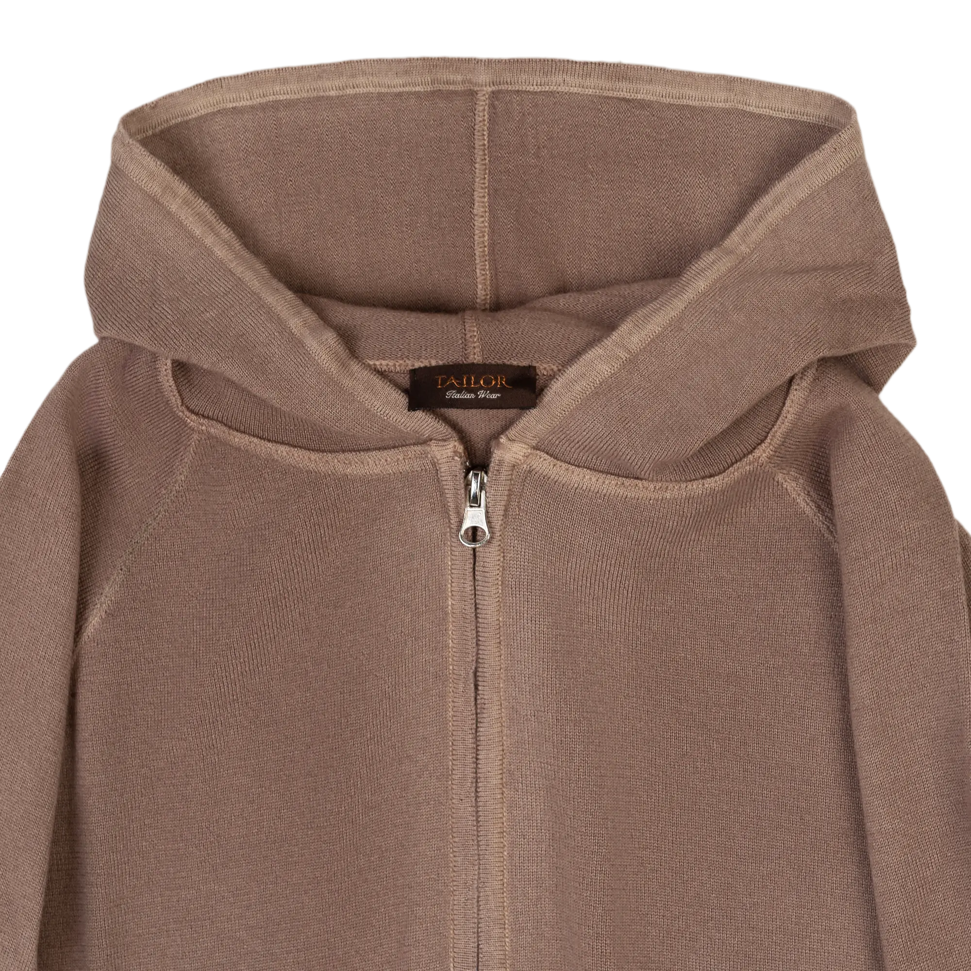 Merino wool hooded sweatshirt top