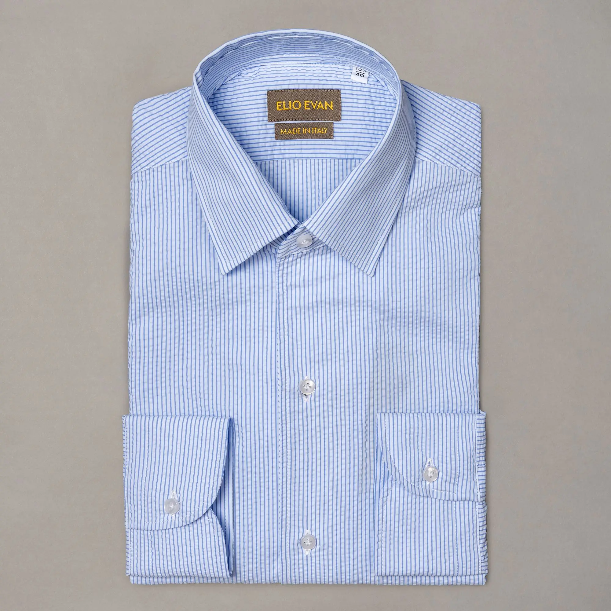 Striped Cotton Shirt | Elio Evan