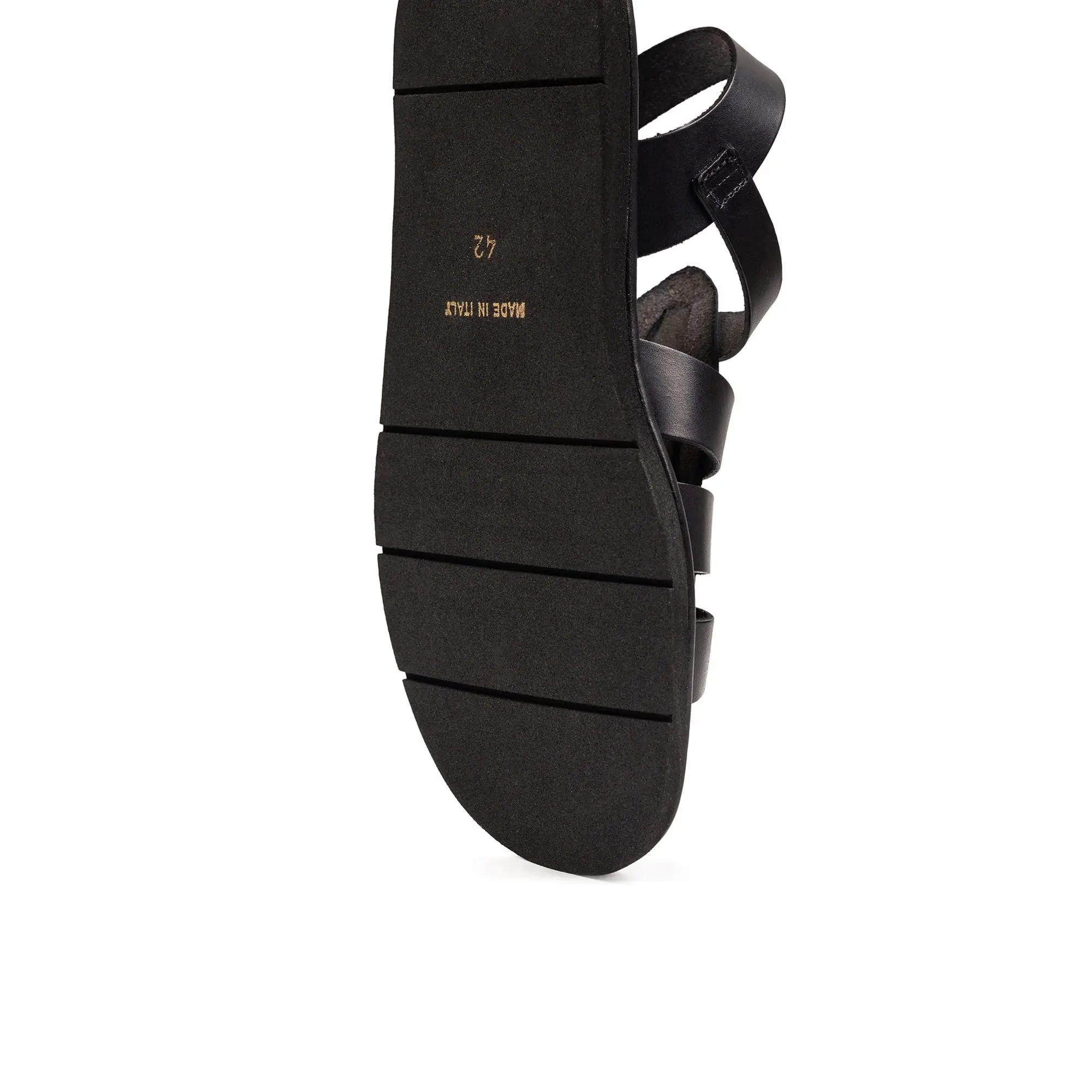 Mens store black sandals