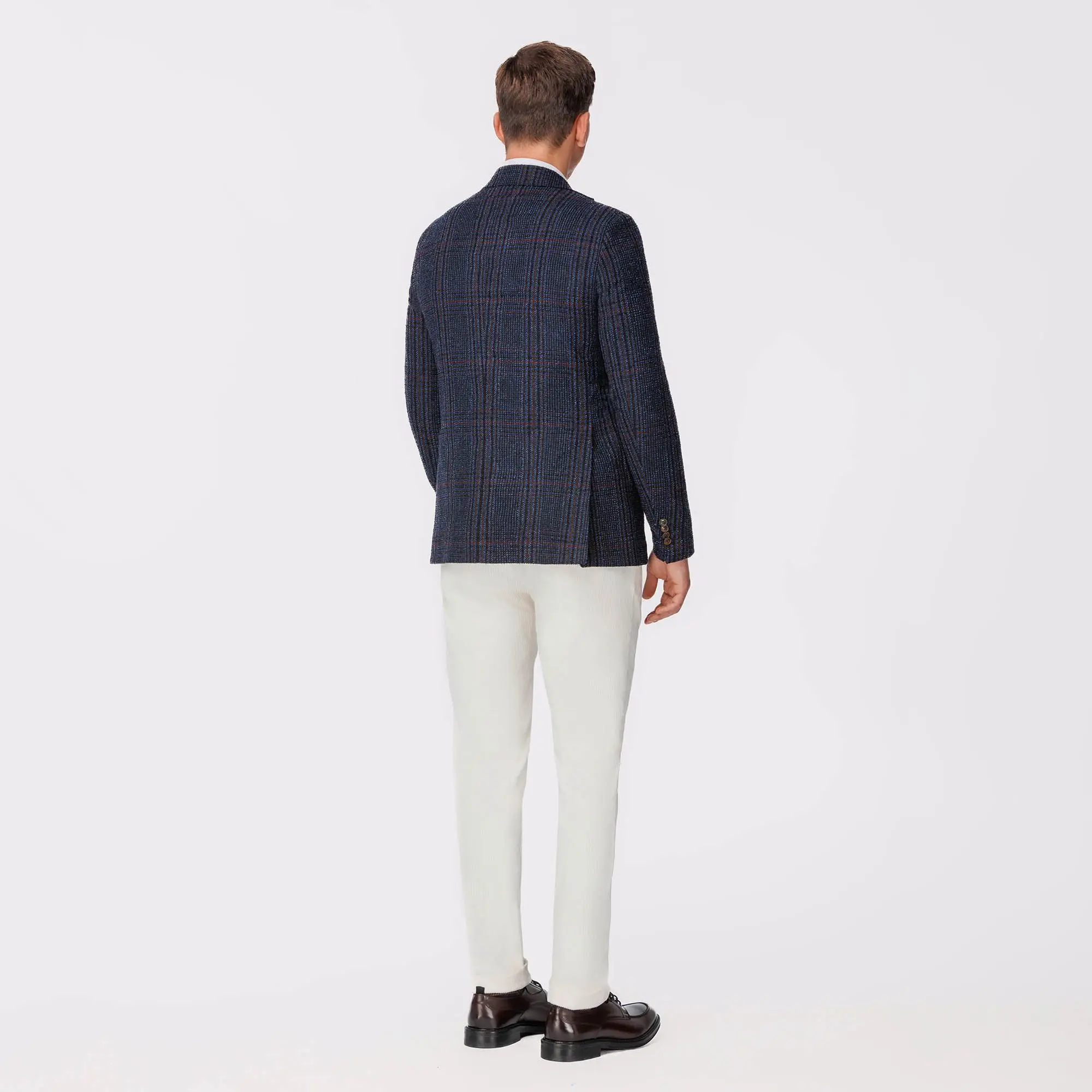 Mens check sales tweed blazer