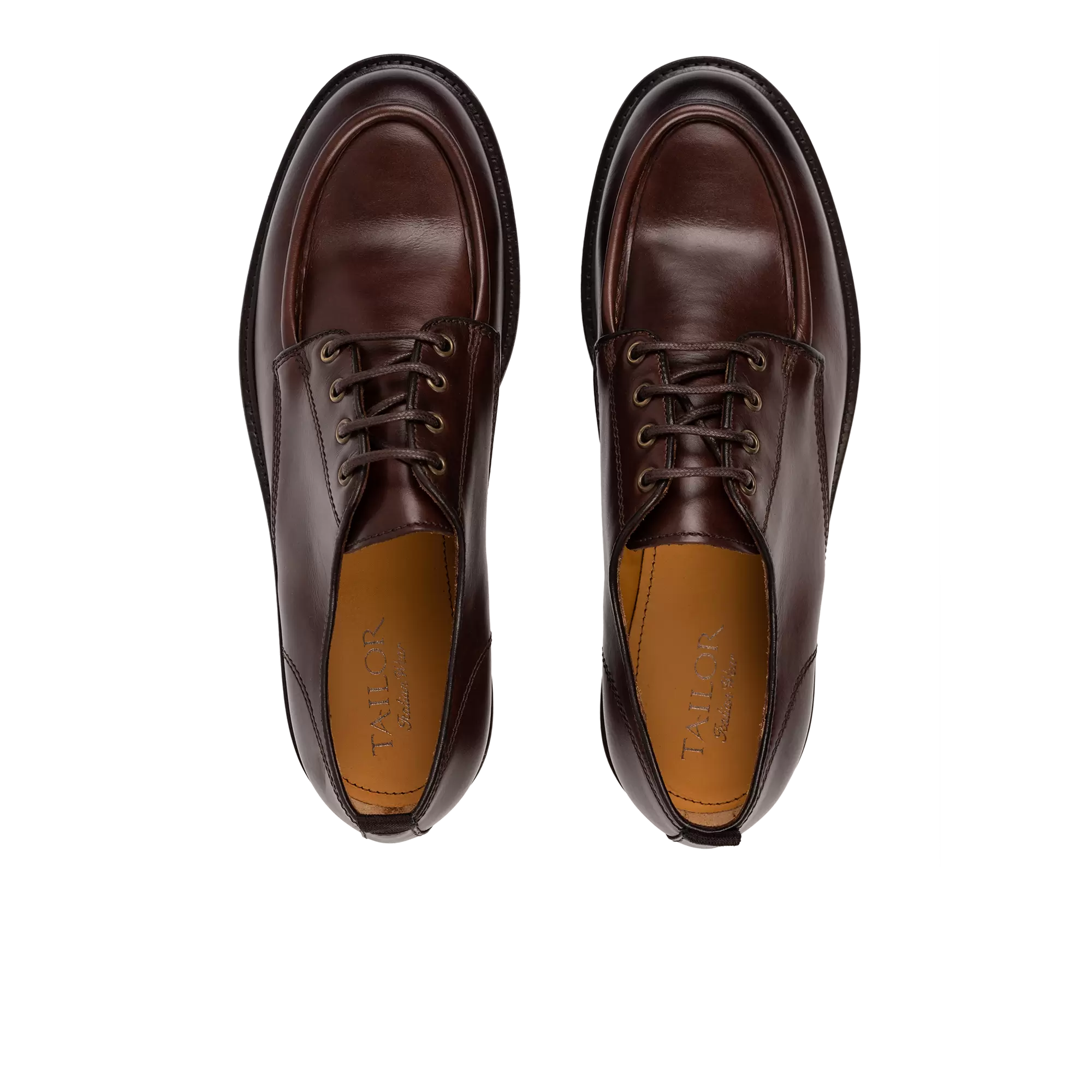 Men's Brown Chunky Derby Shoes