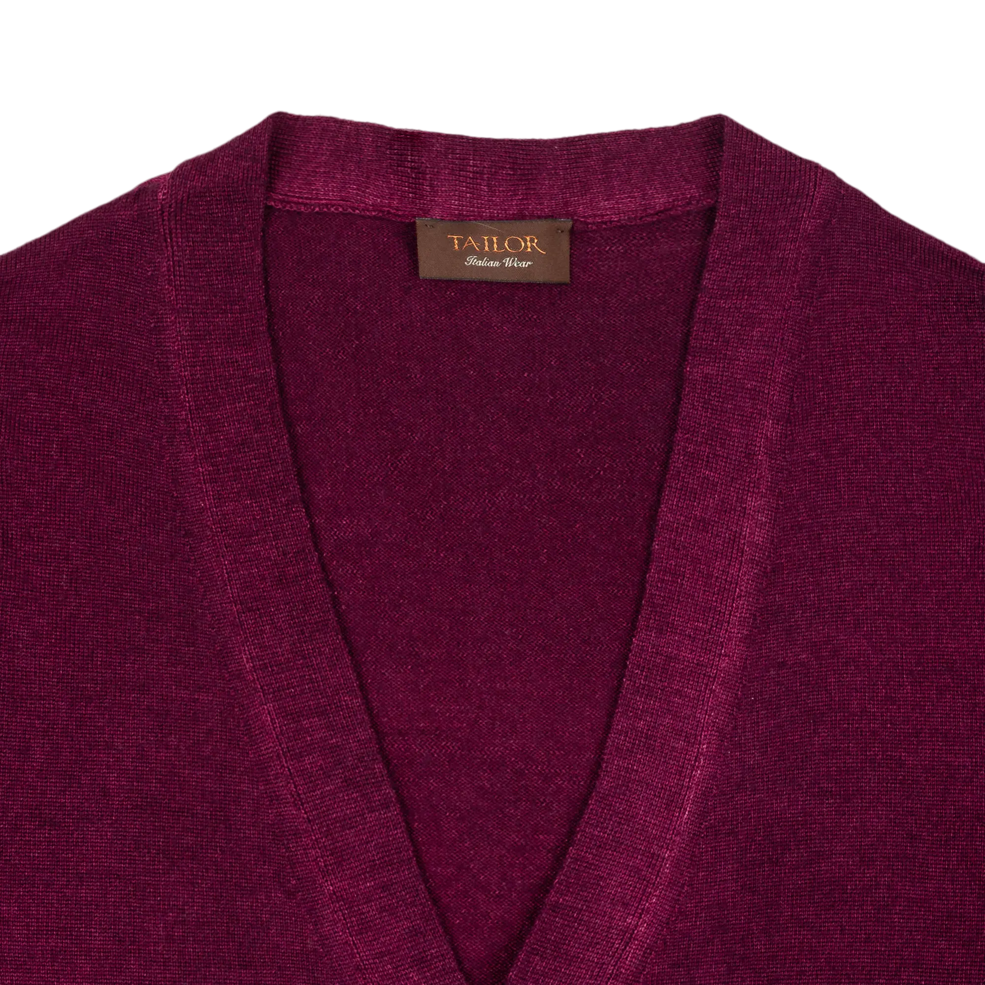 Men's Burgundy Cardigan Sweater Magcarddv.Aci.Bur