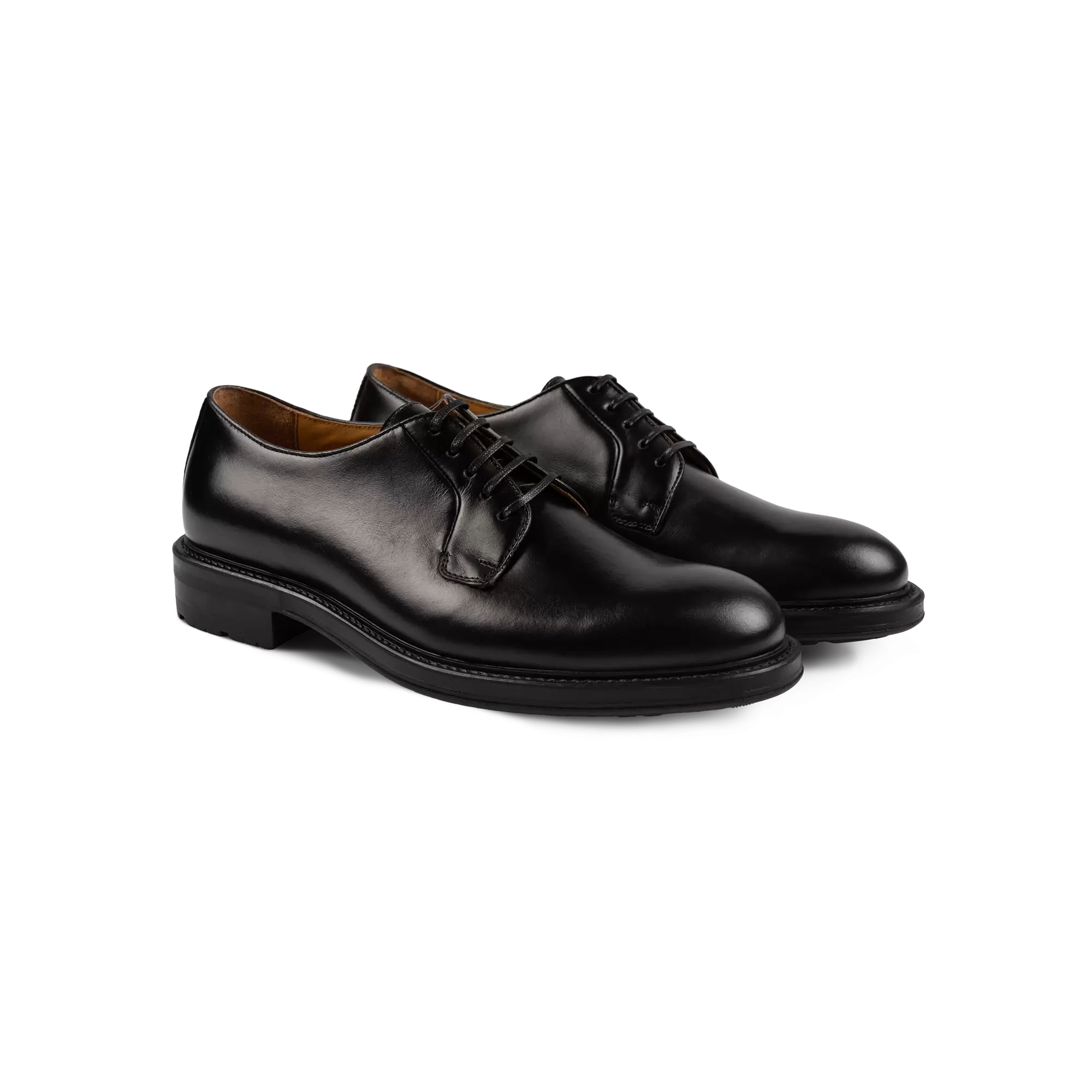 Derby shoes shop black leather