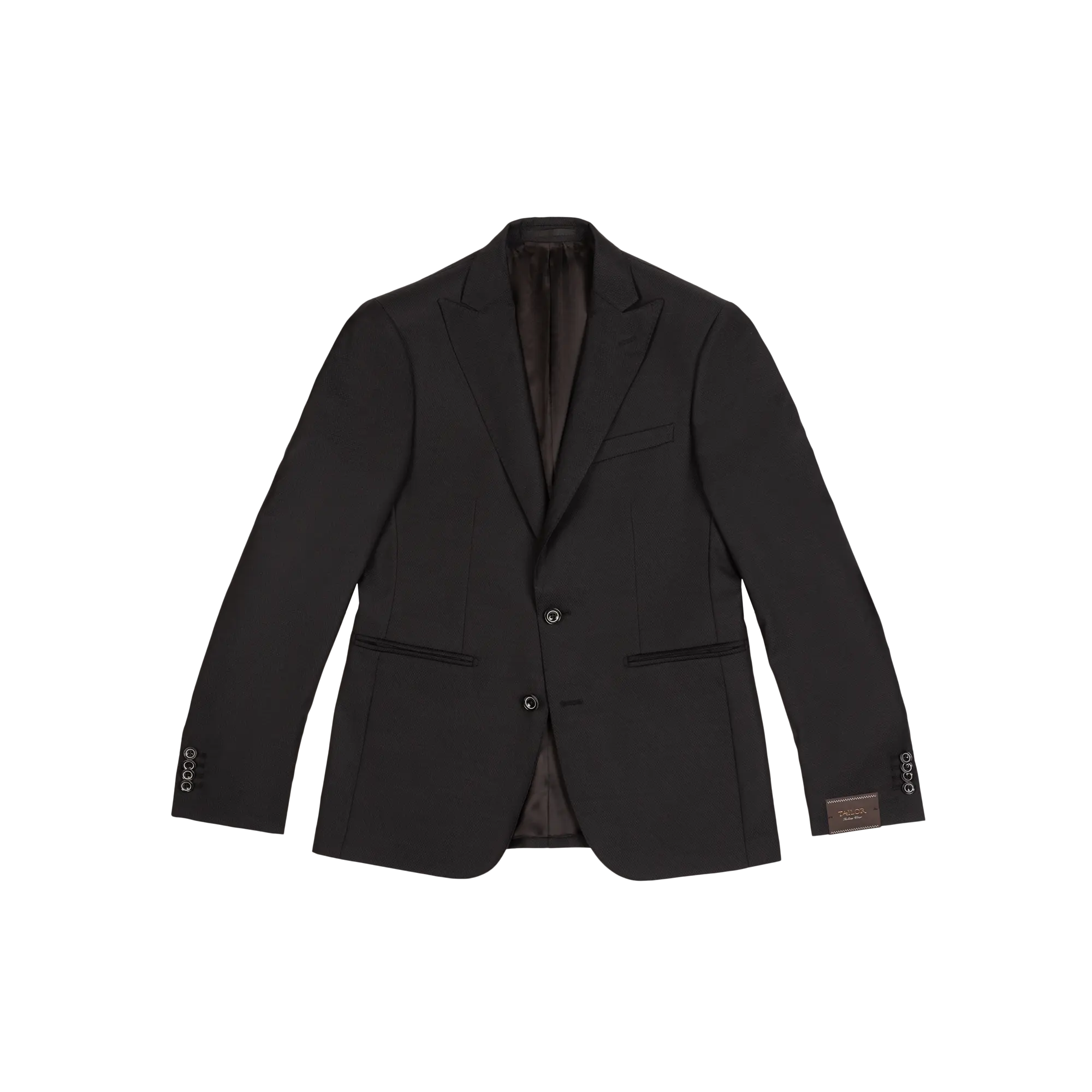 Men s Black Jacquard 3 Piece Suit Formal Dress for Men