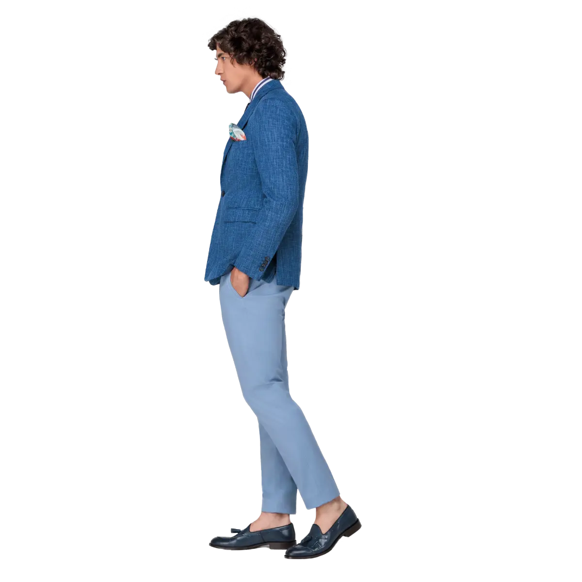 Mens summer blue discount blazer