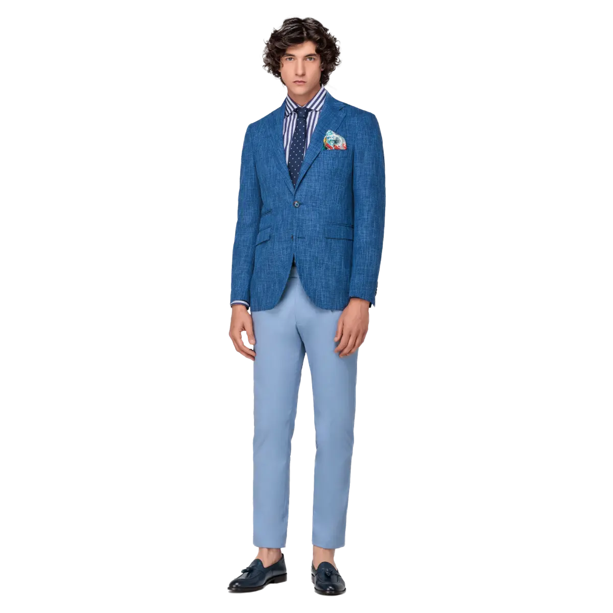Royal blue blazer men on sale