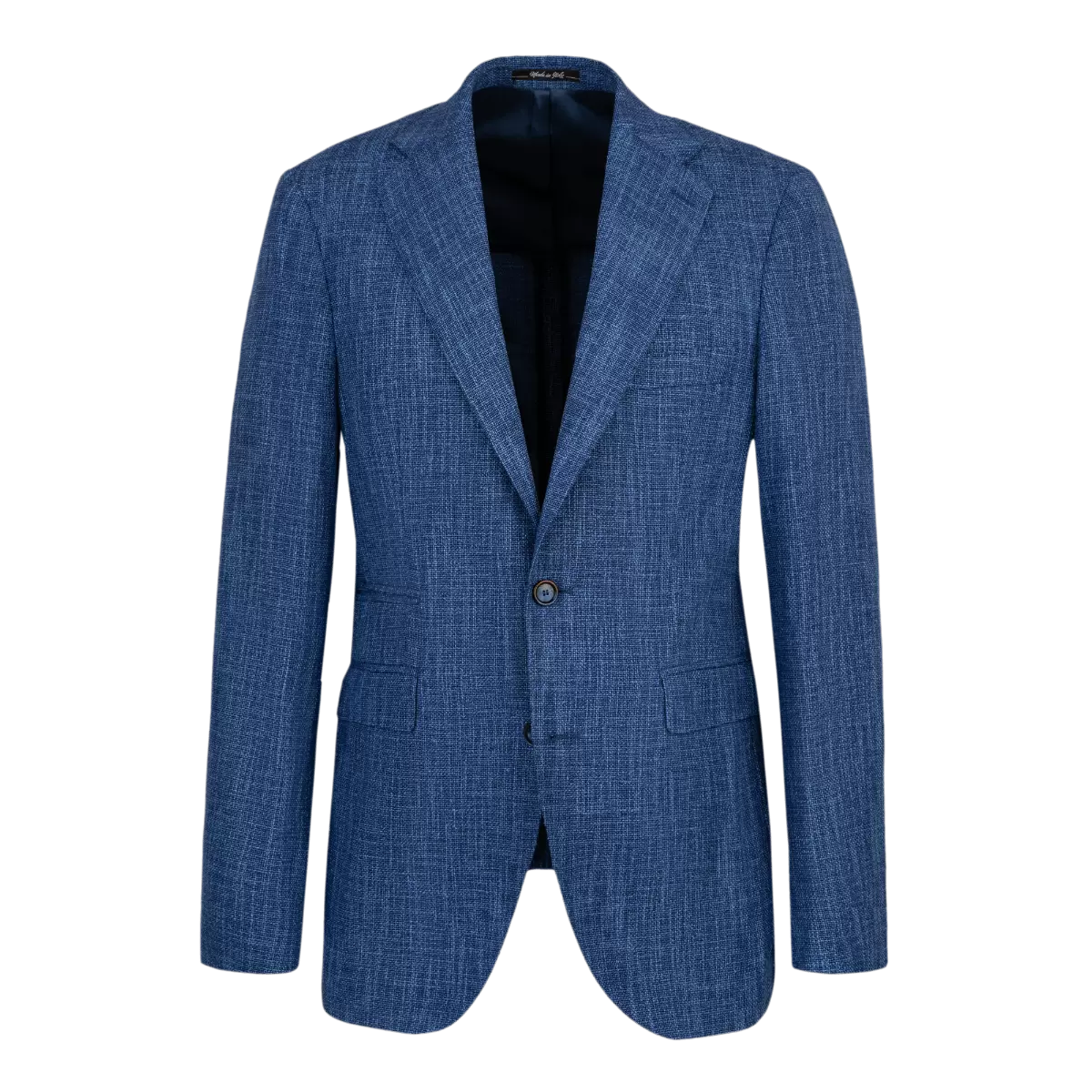 Bespoke - Blue Pattern Evening Blazer - 204162 - www. Blue / 40r
