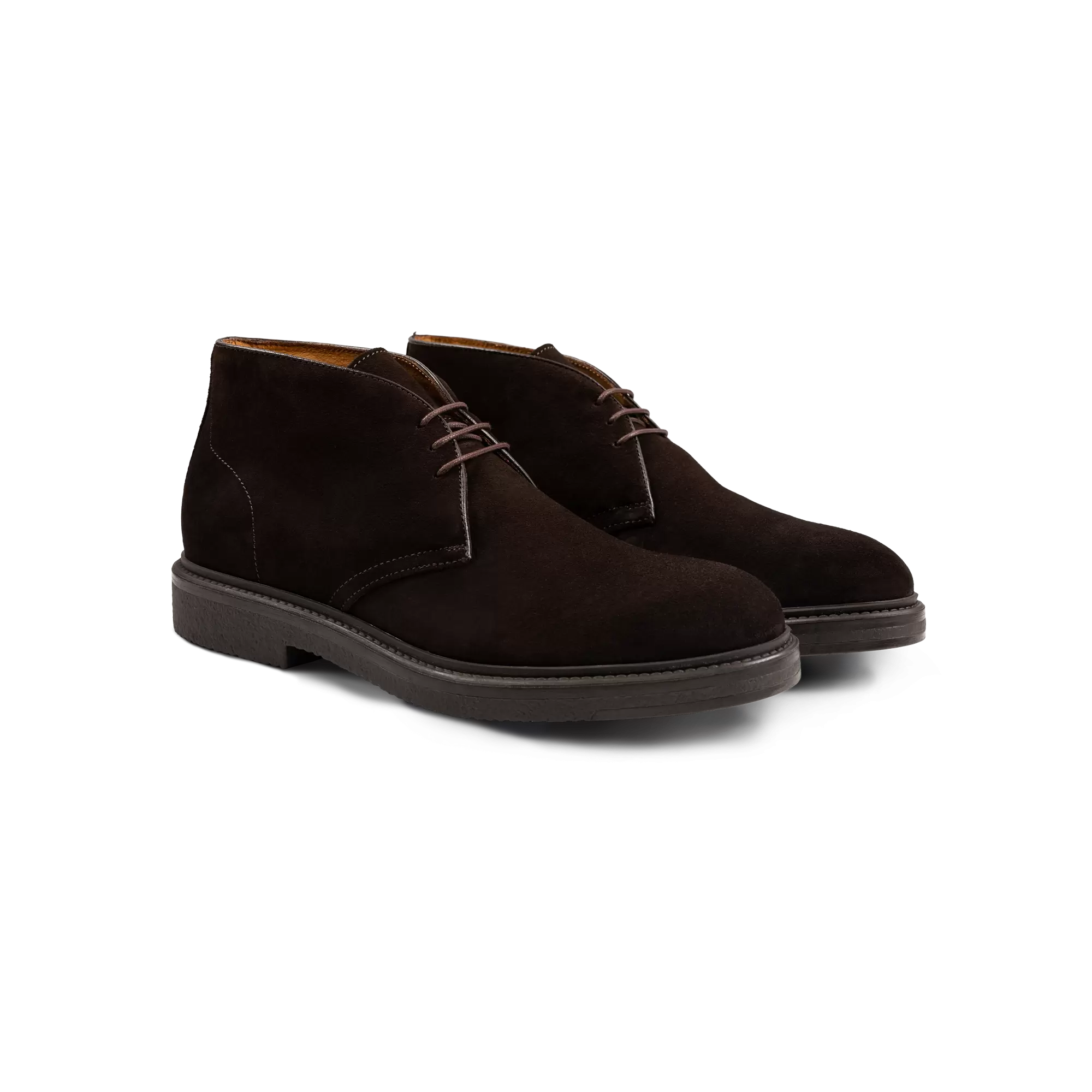 Genuine leather online chukka boots