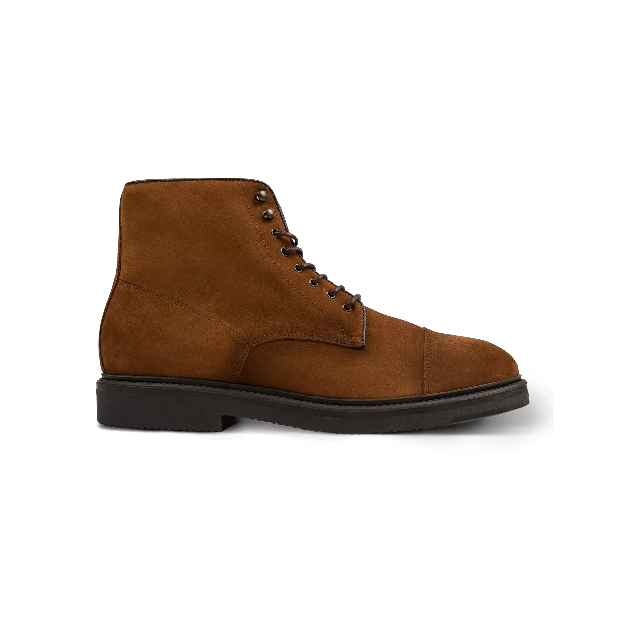 Men's Brown Suede Leather Boots