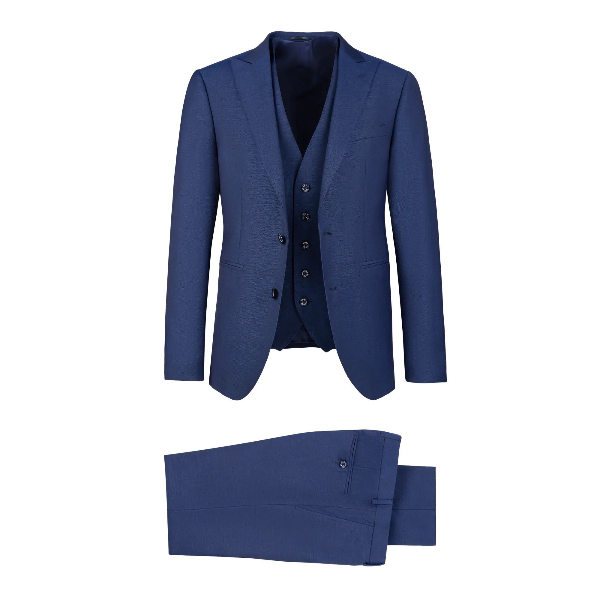 Royal blue coat pant 3 piece on sale
