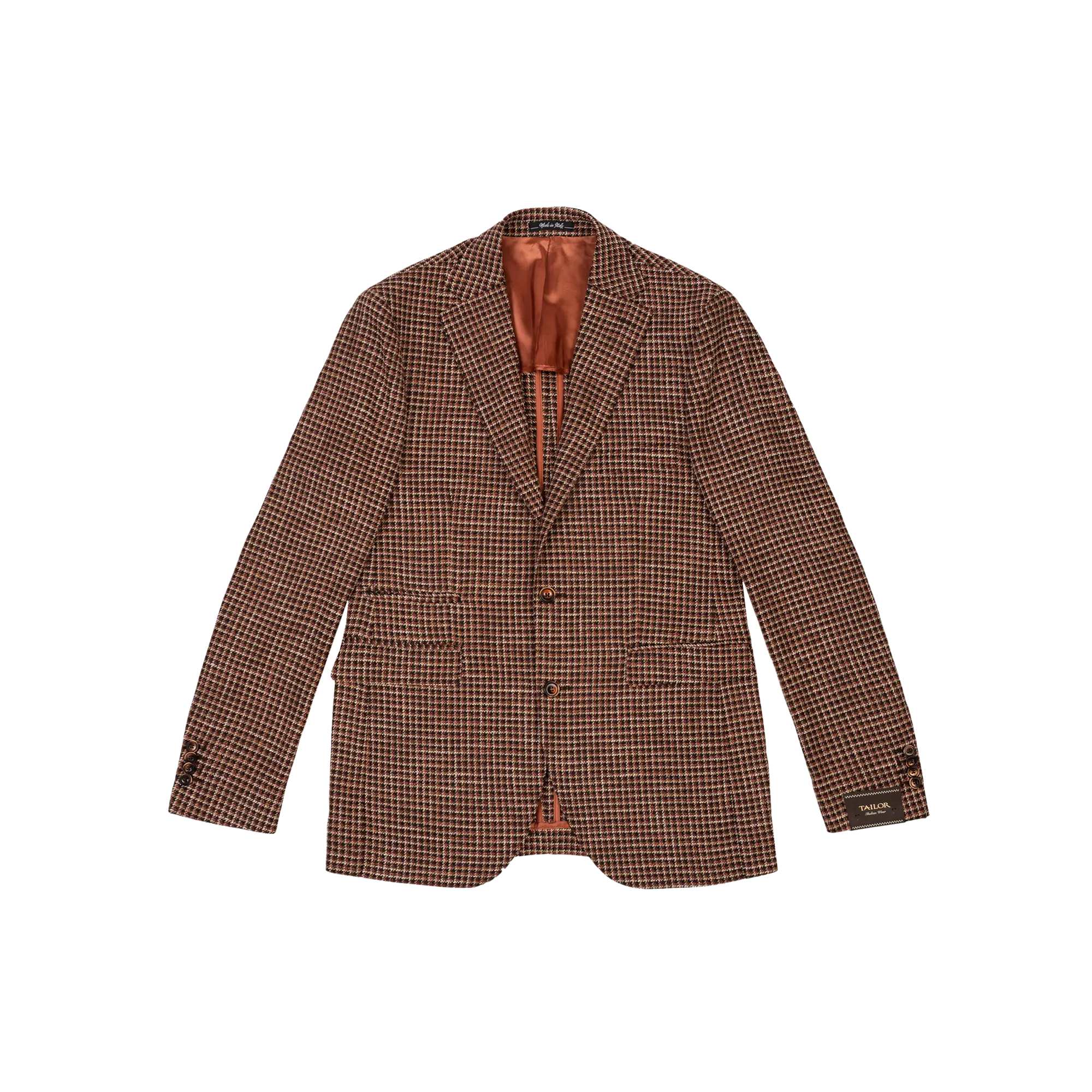 Men's Brown Check Blazer