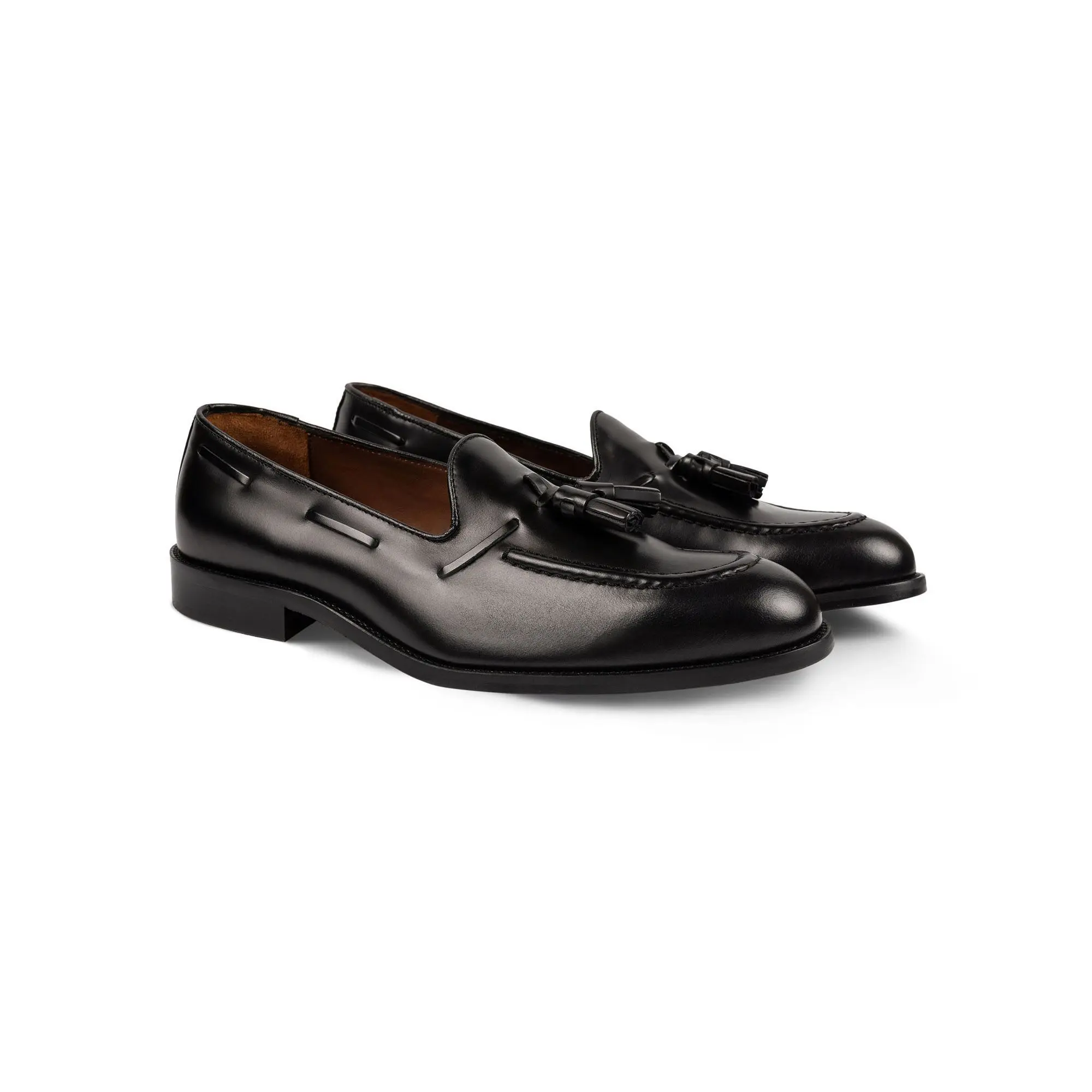 Mens black hotsell tassel loafers