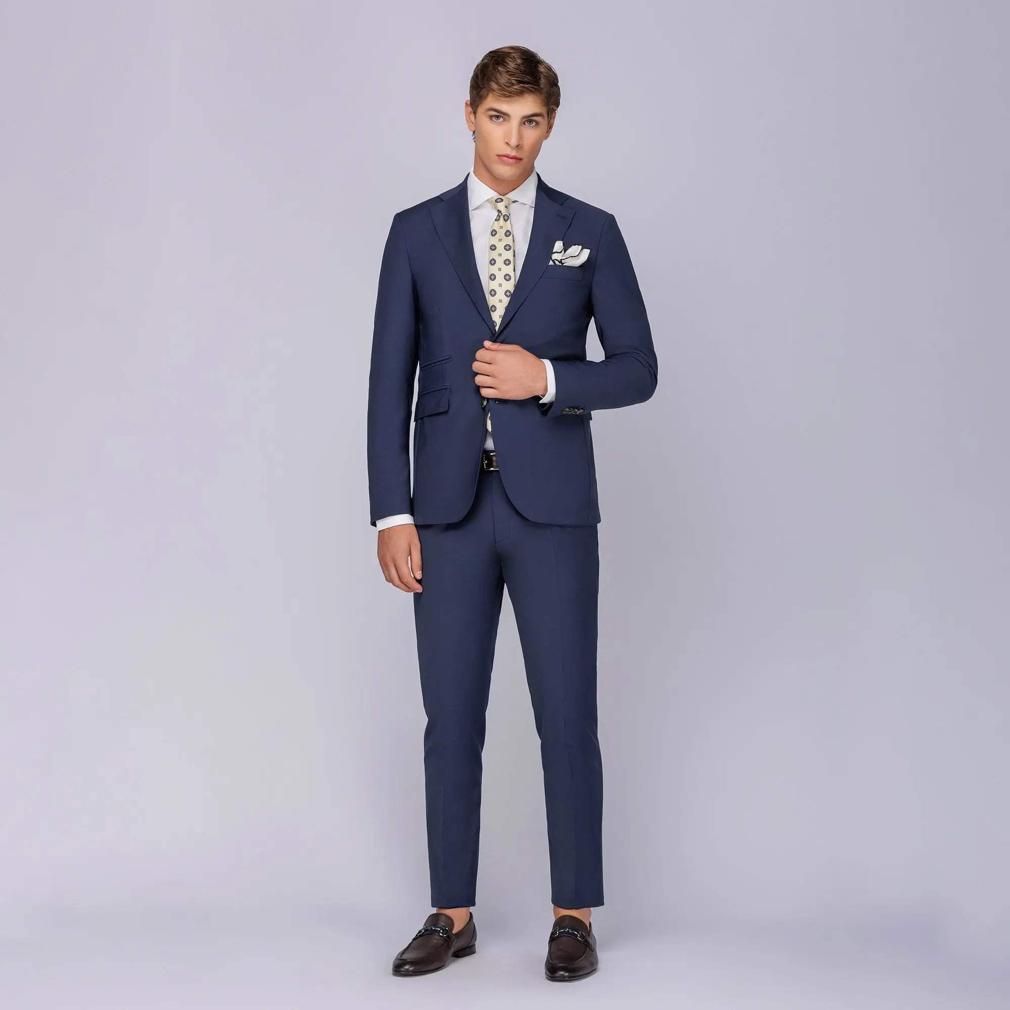 Men s Lightweight Travel Blazer Blue
