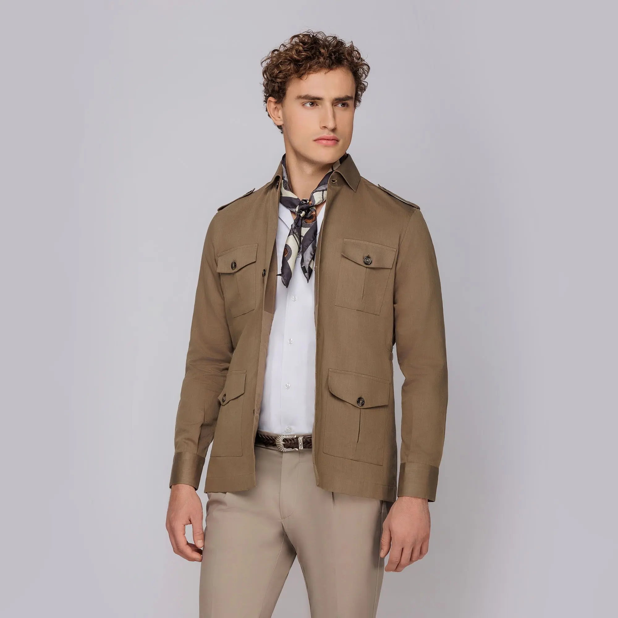 Men s Safari Jacket Beige