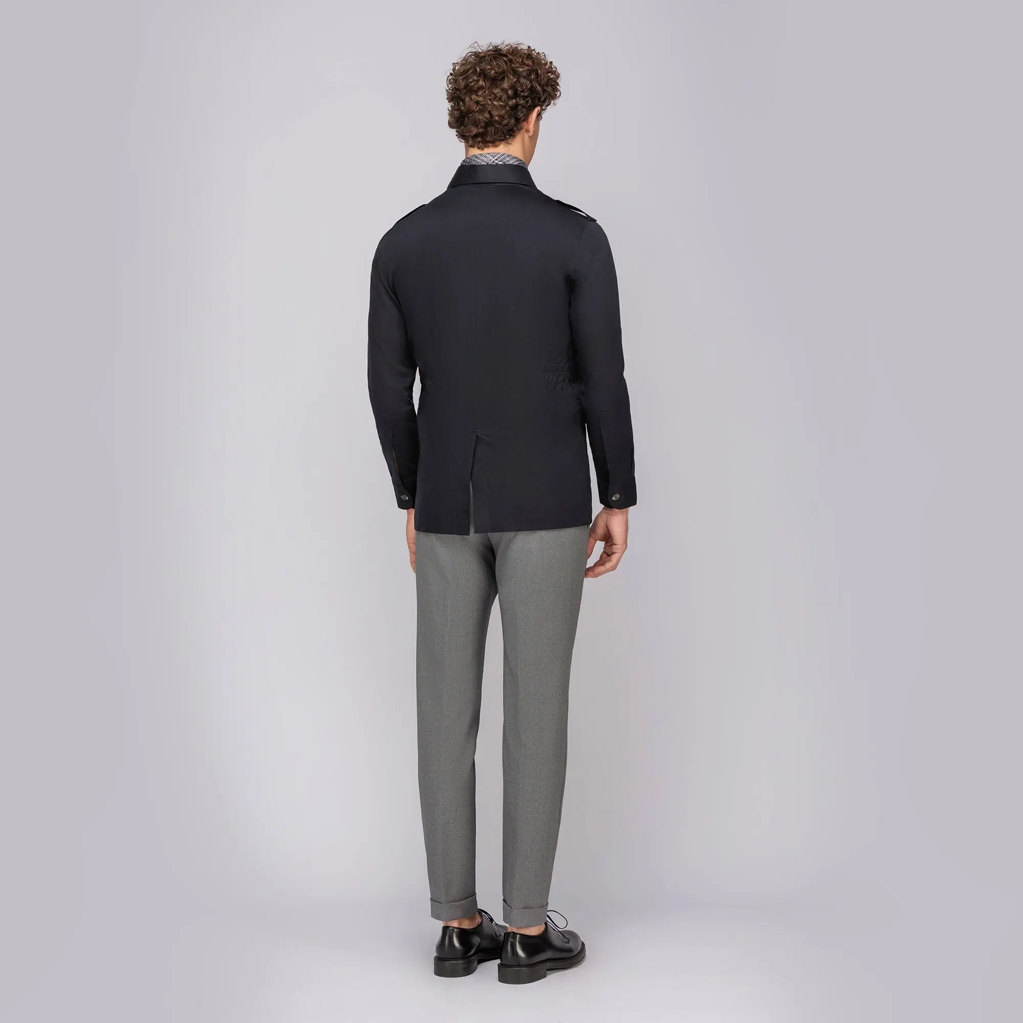 Men's Blue Safari Jacket