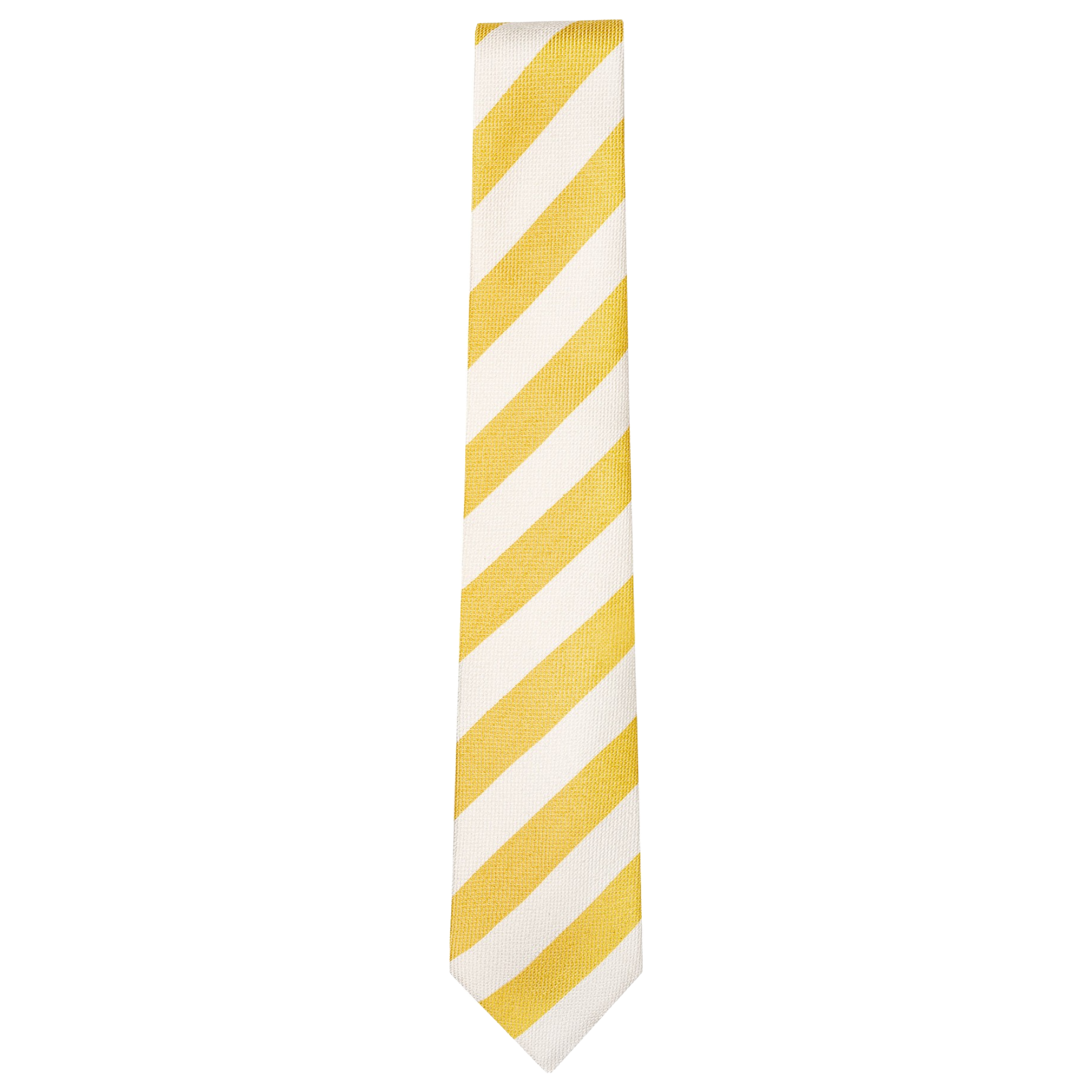 Regimental Silk Yellow Tie