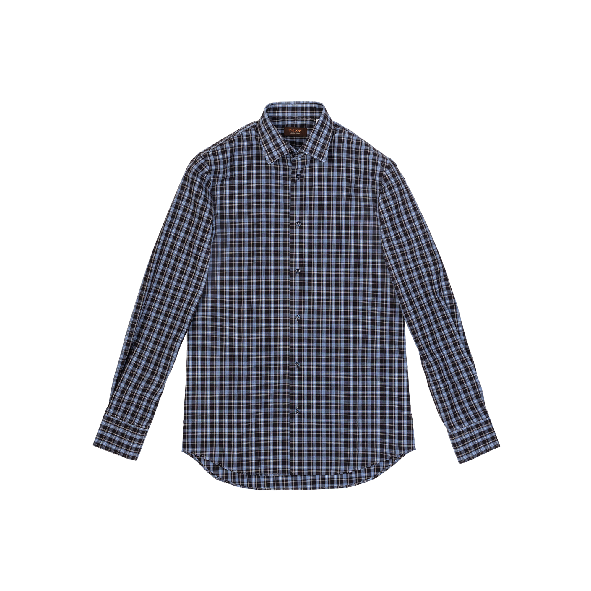 Men's Plaid Blue Shirt