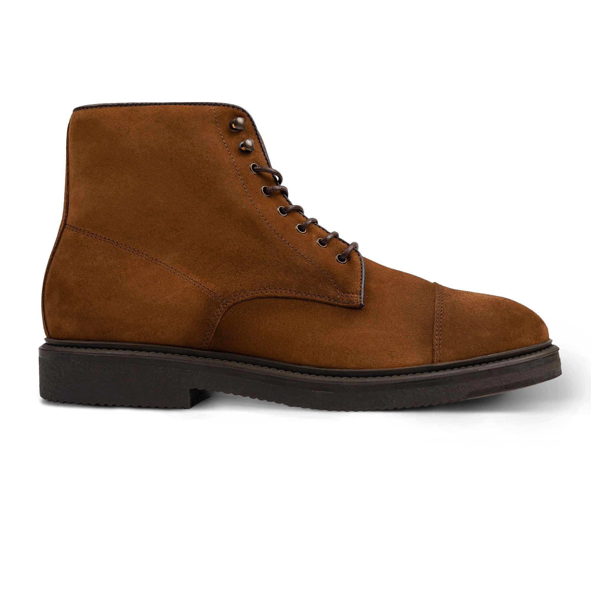 Men's Brown Suede Leather Boots