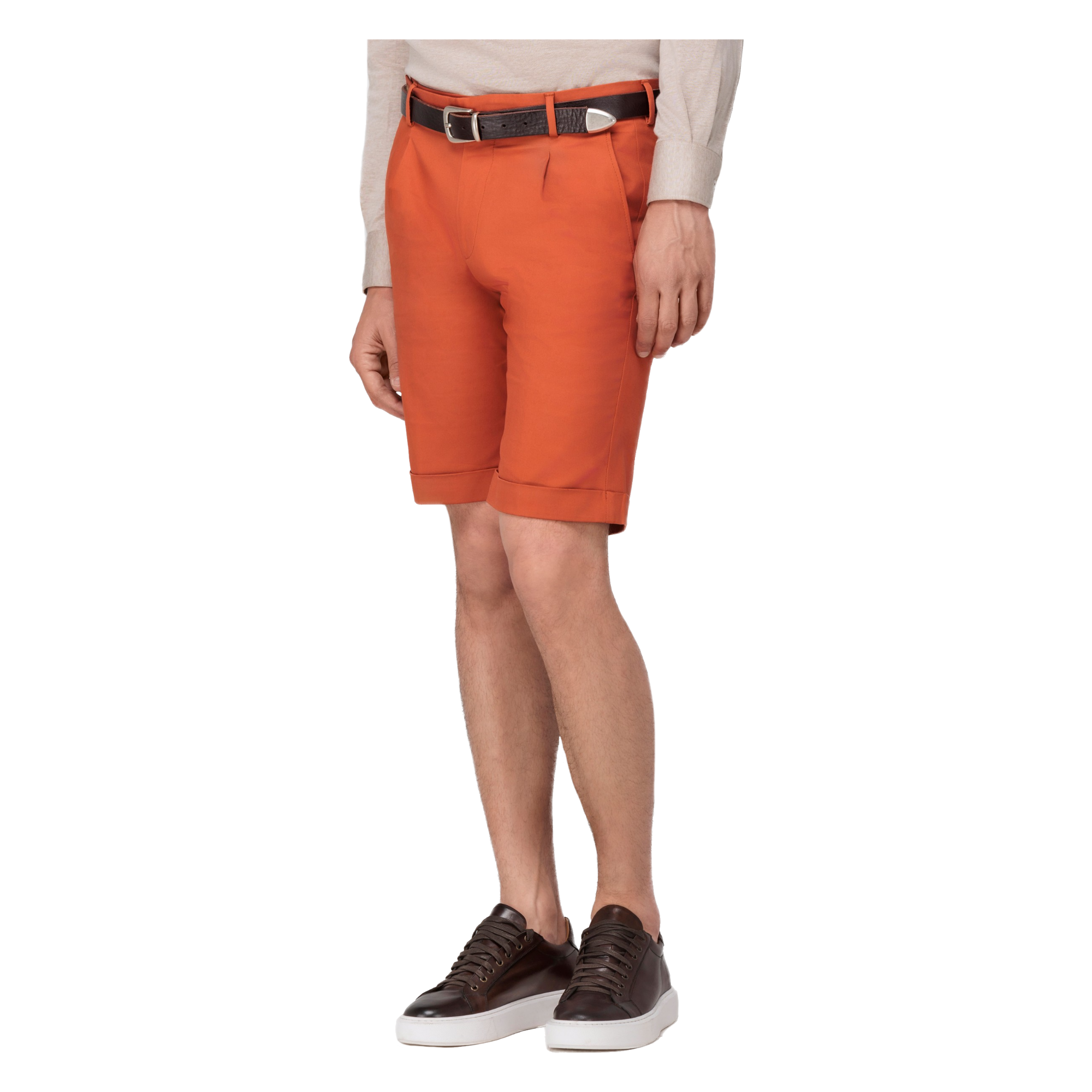 Men's Orange Bermuda Short