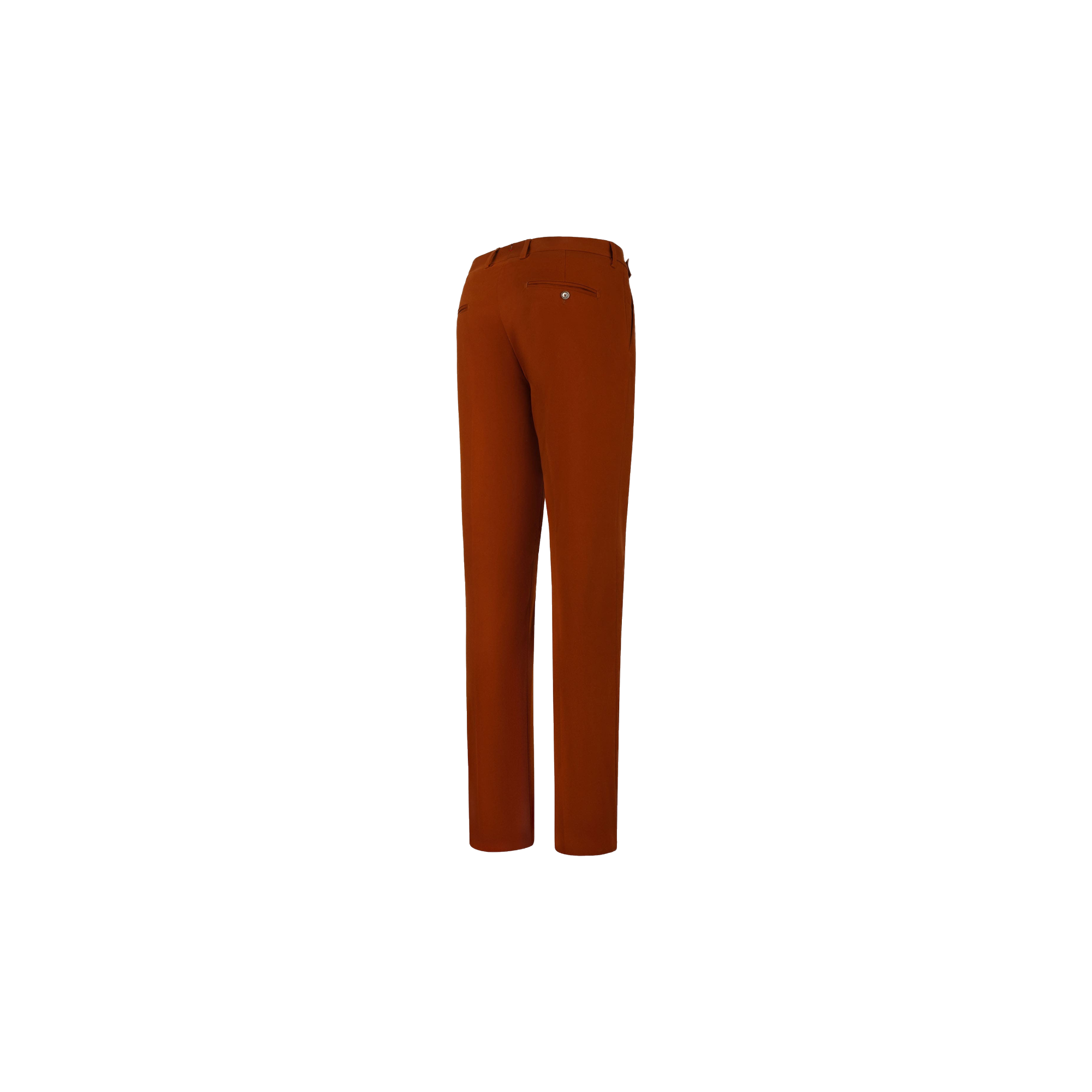 Men's Brown Cotton Pants Silvkslac.1.Sie