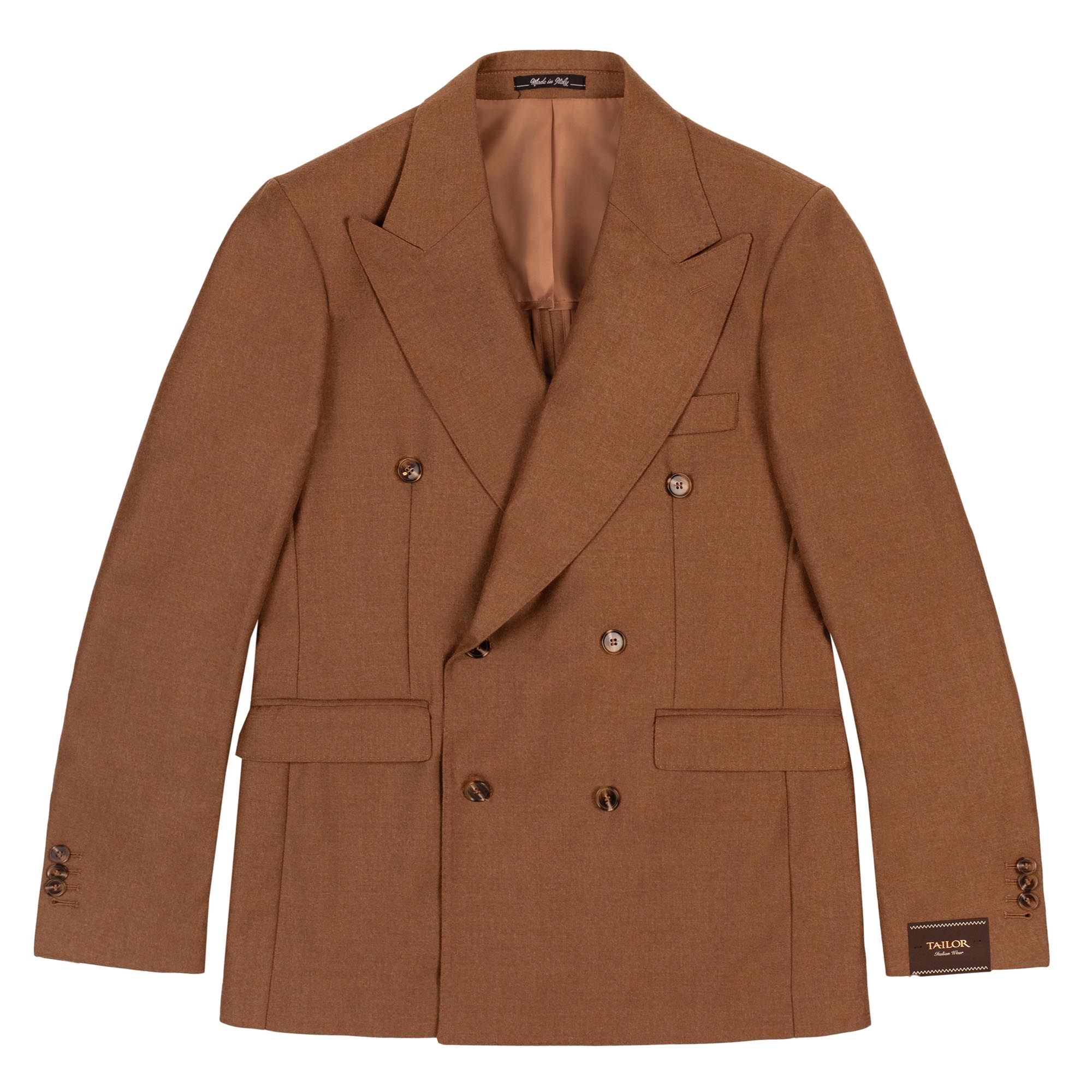 Brown Double Breasted Blazer