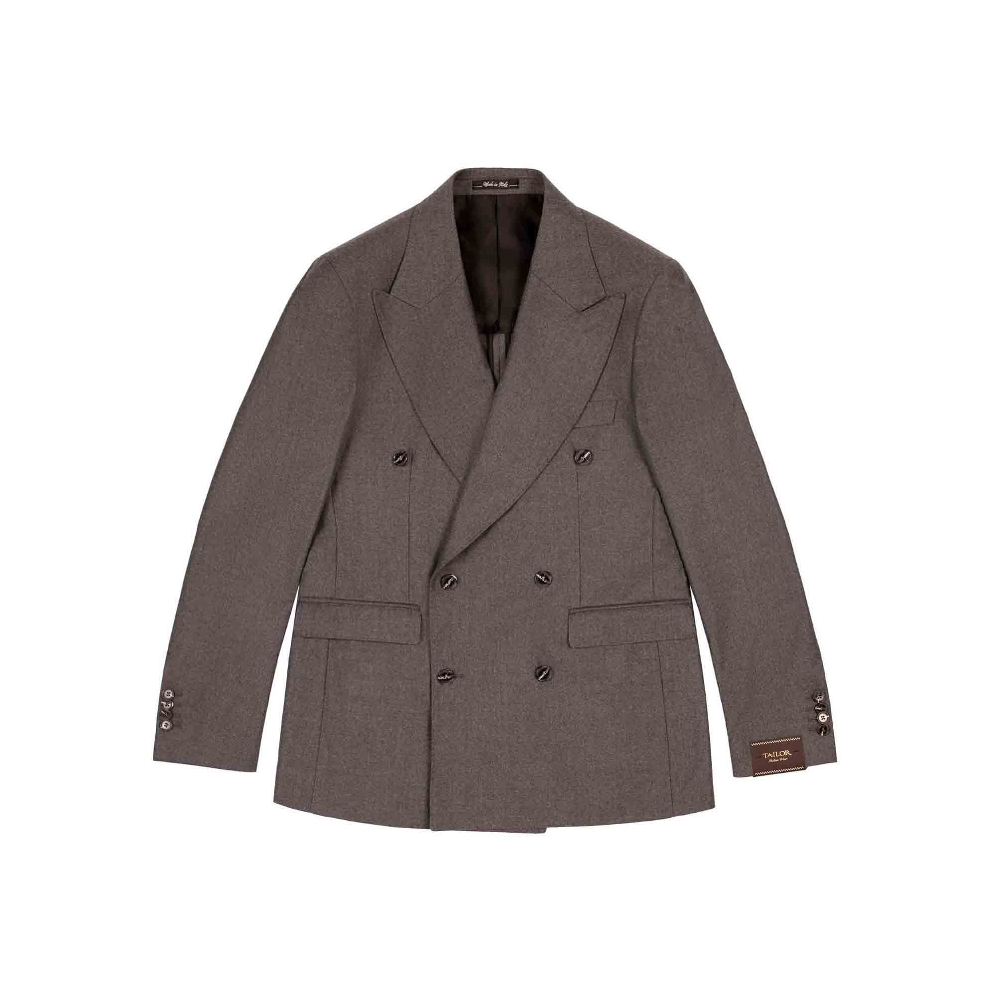 Gray Men's Double Breasted Jacket