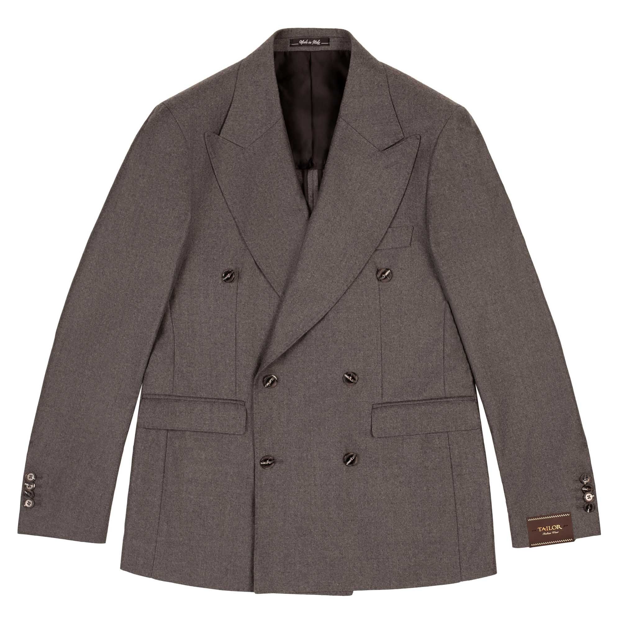 Gray Men's Double Breasted Jacket