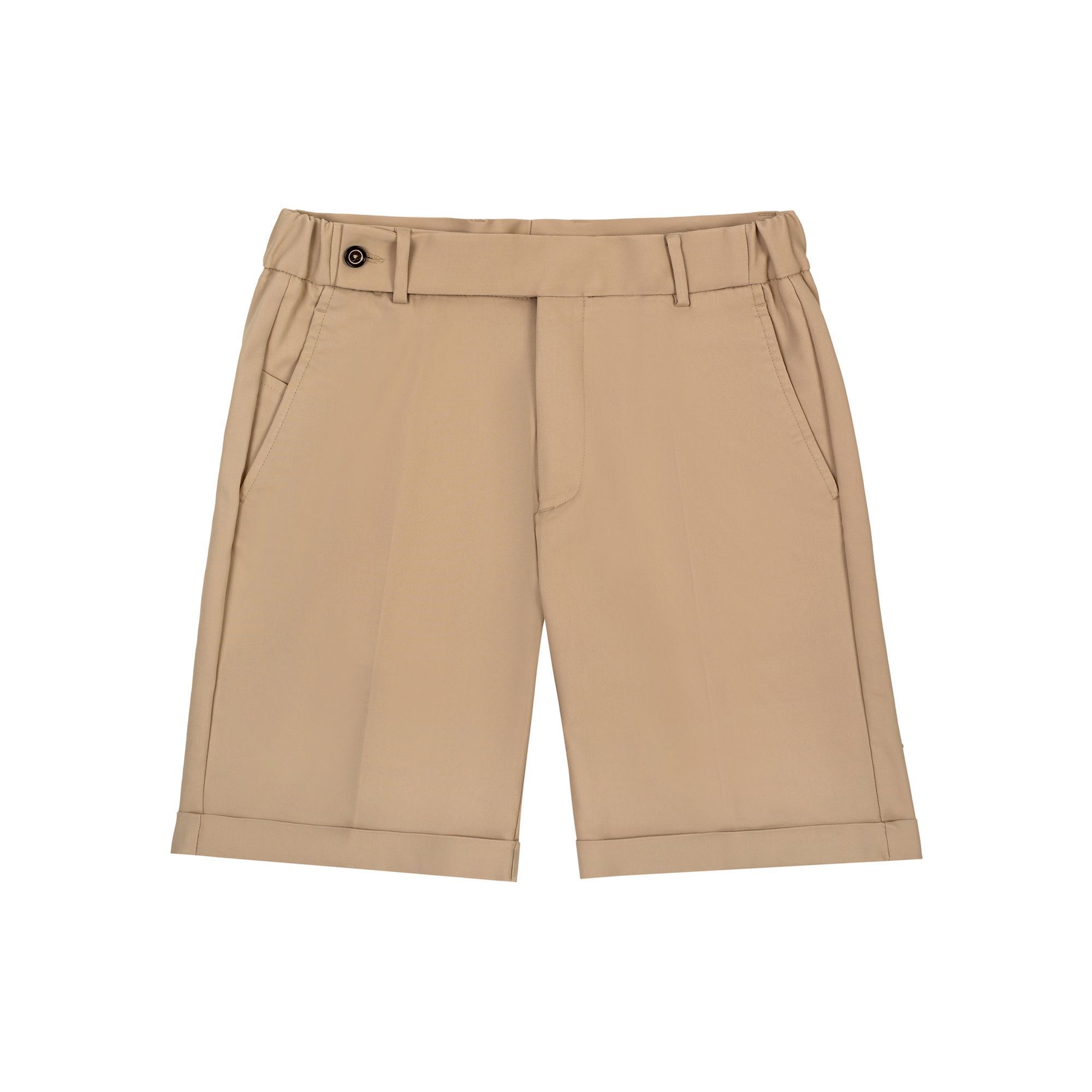 Beige Shorts Stretch