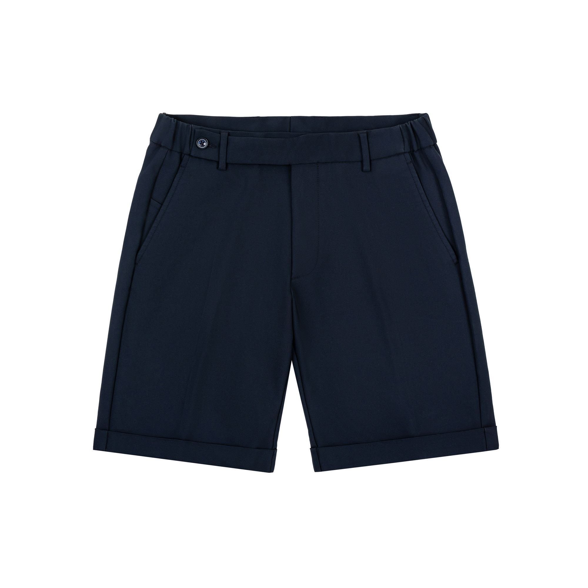 Navy Shorts Stretch