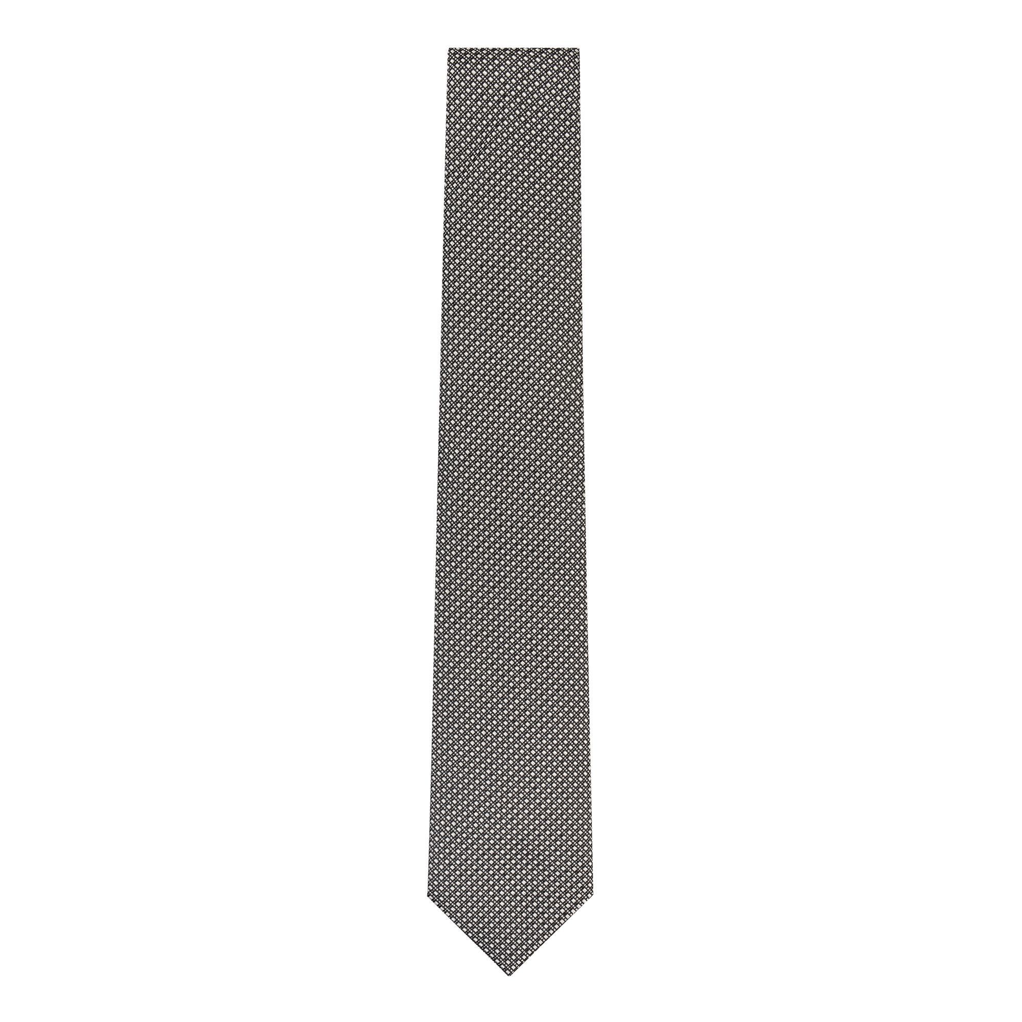 Grey Formal Silk Tie