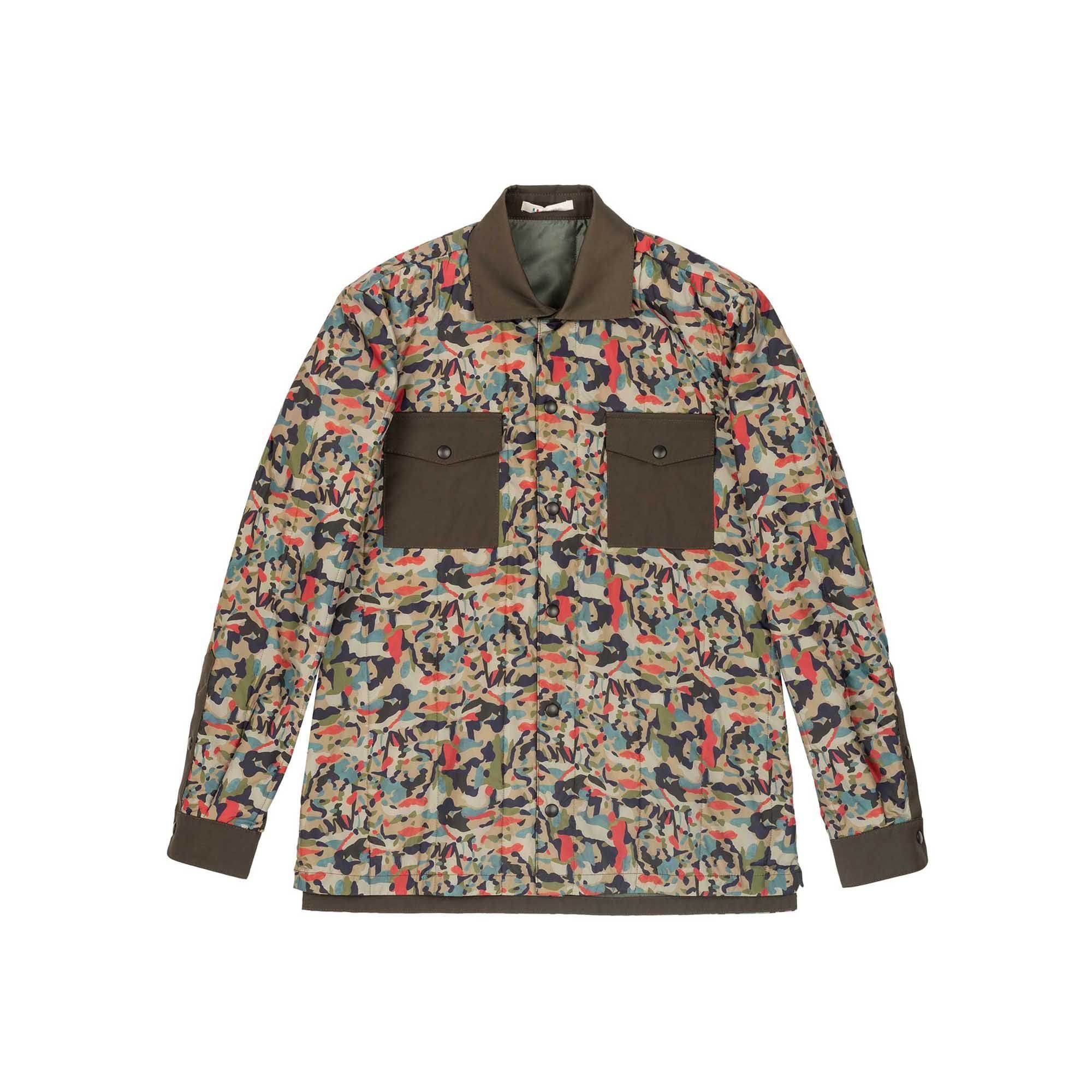 Men's Camo Overshirt Jacket