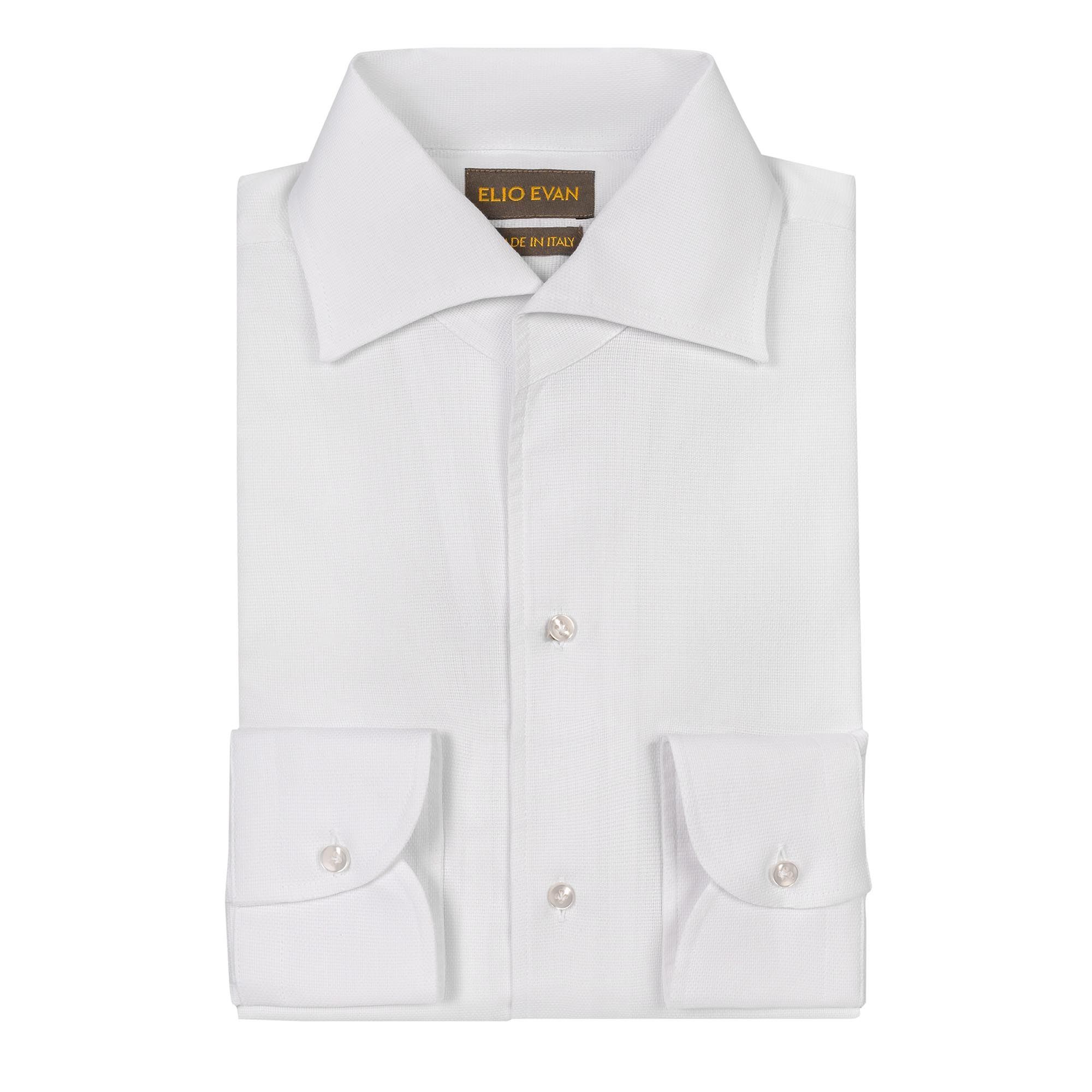 Lapel Collar Shirt White