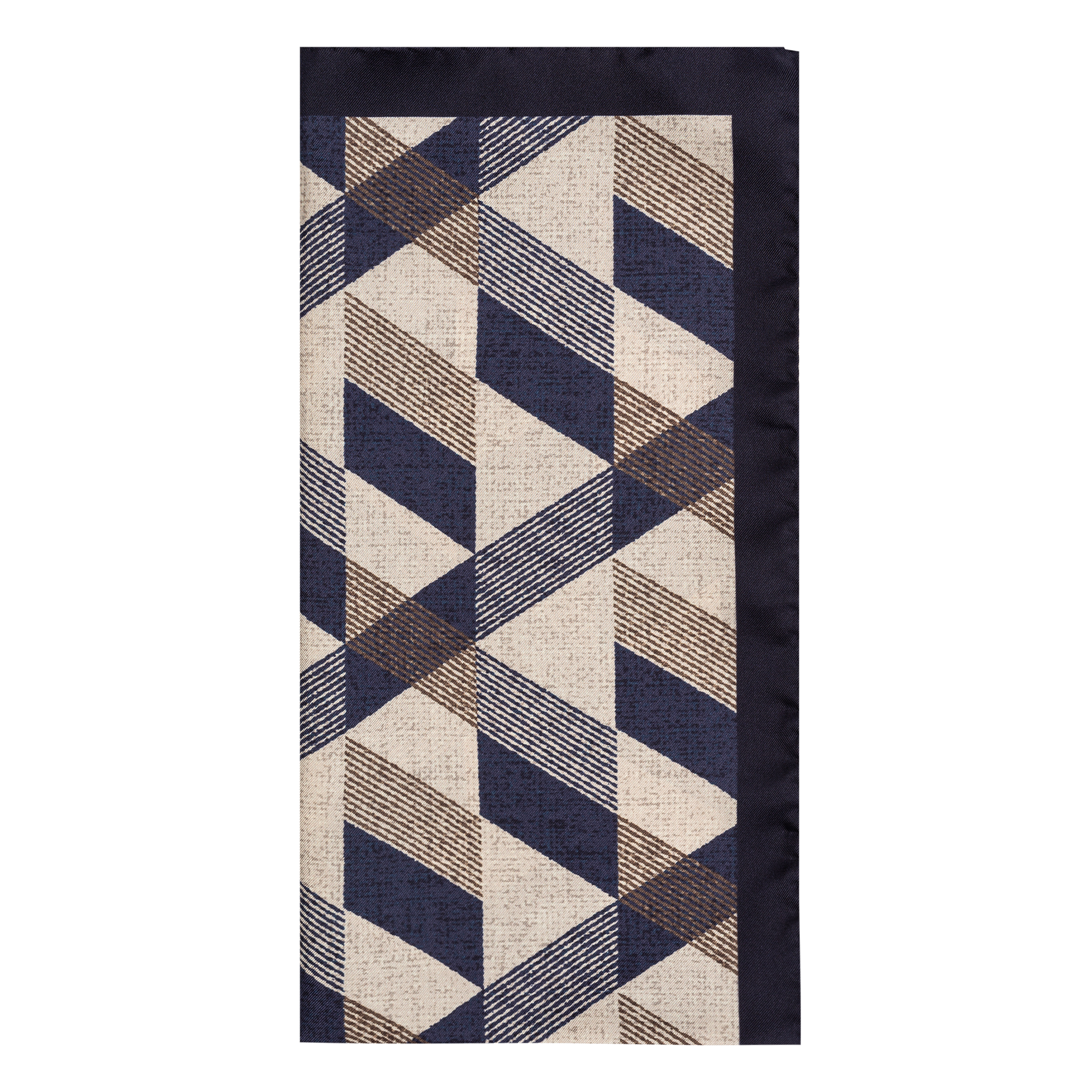 Men's Blue Silk Shawl