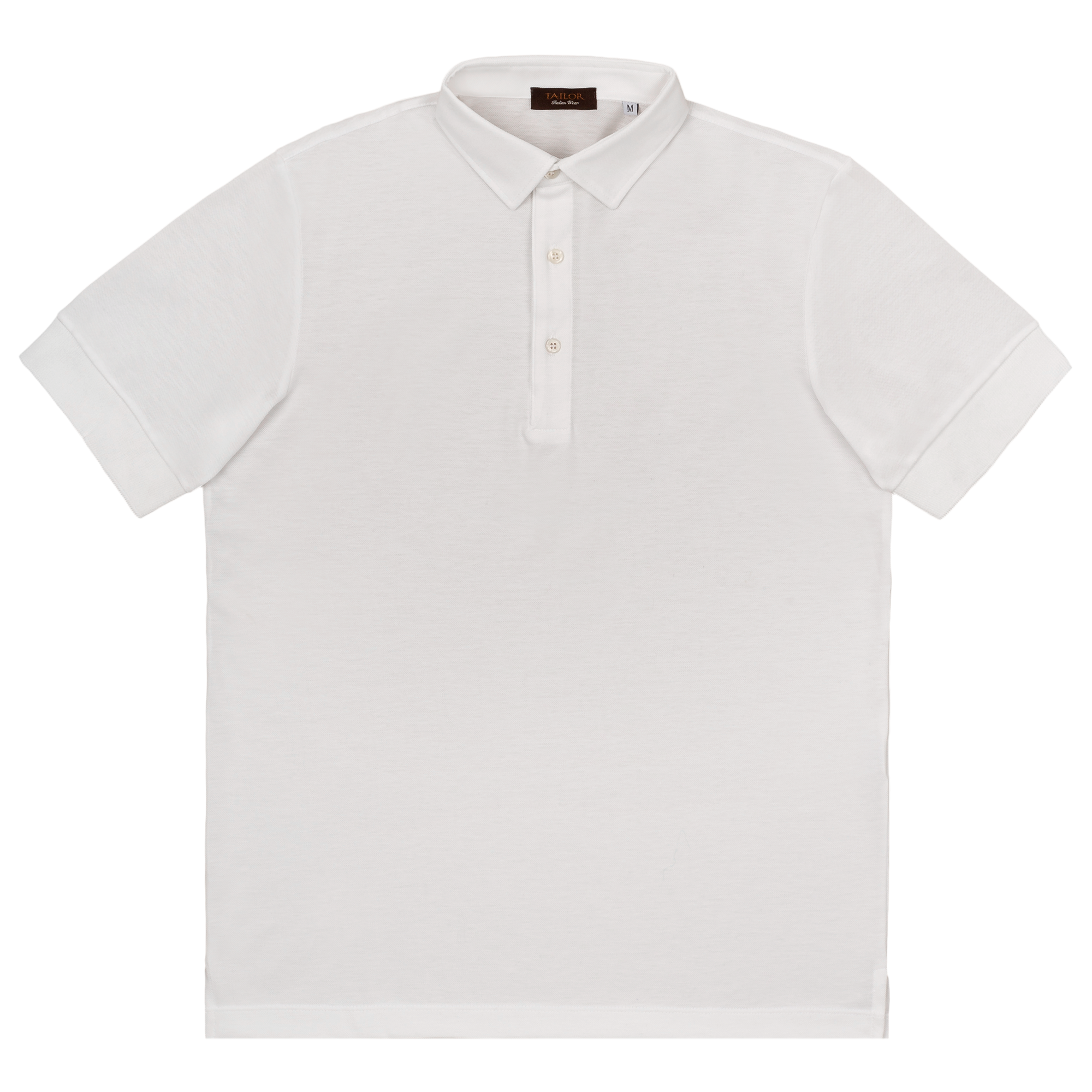 Men's White Polo T-Shirt