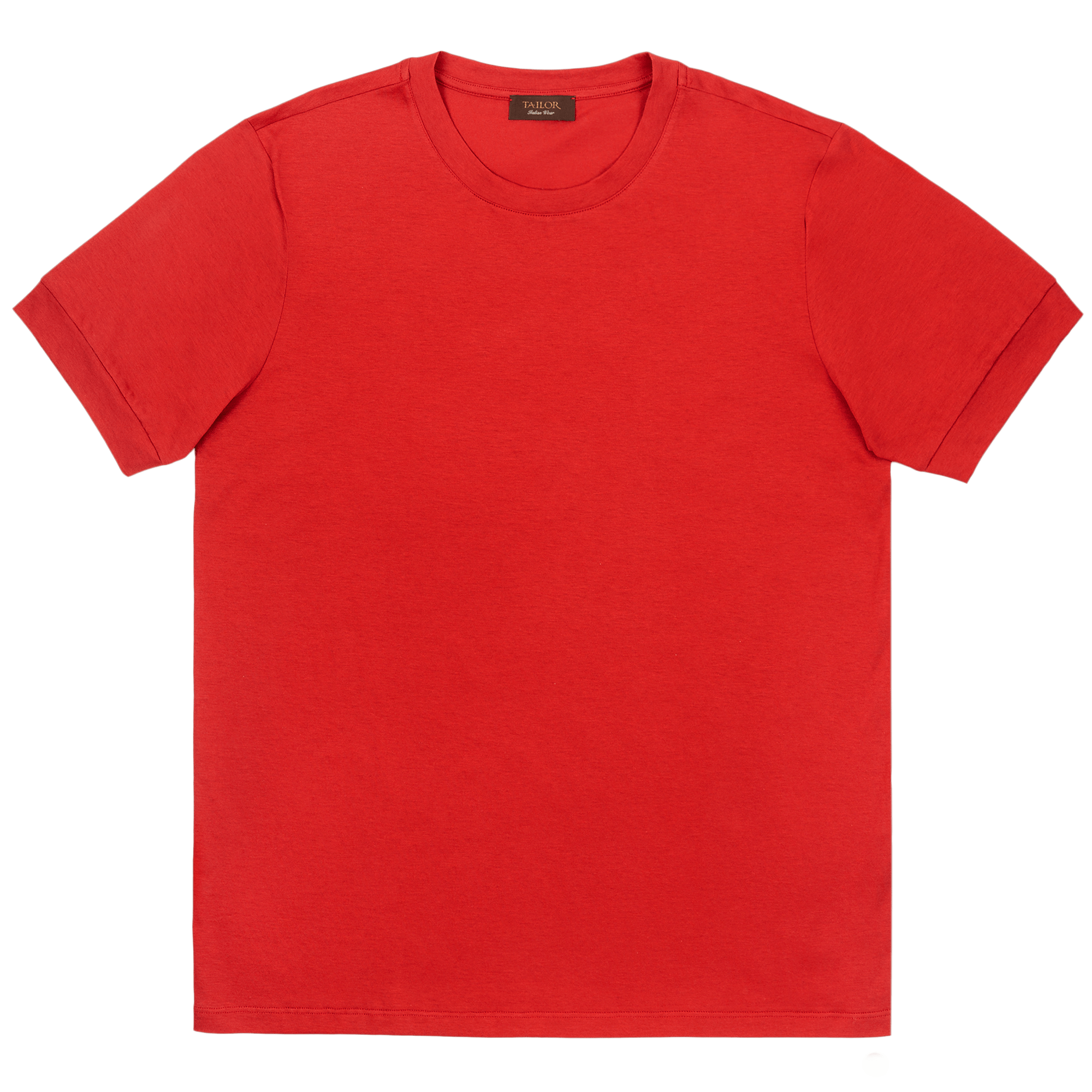 Men's Red Cotton T-Shirt