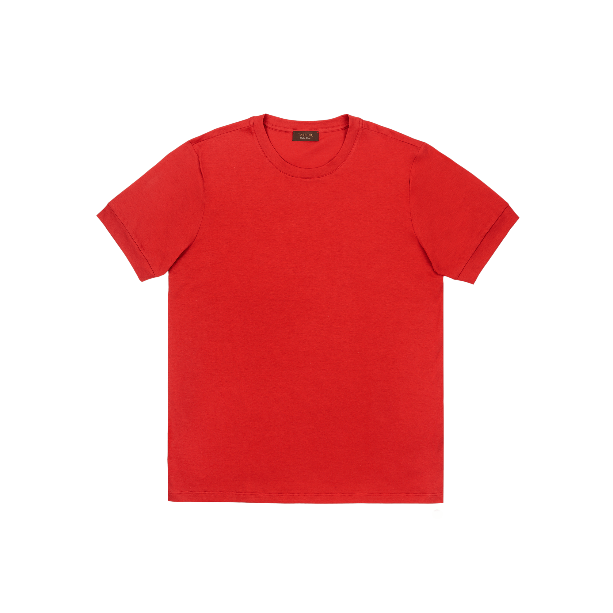 Men's Red Cotton T-Shirt
