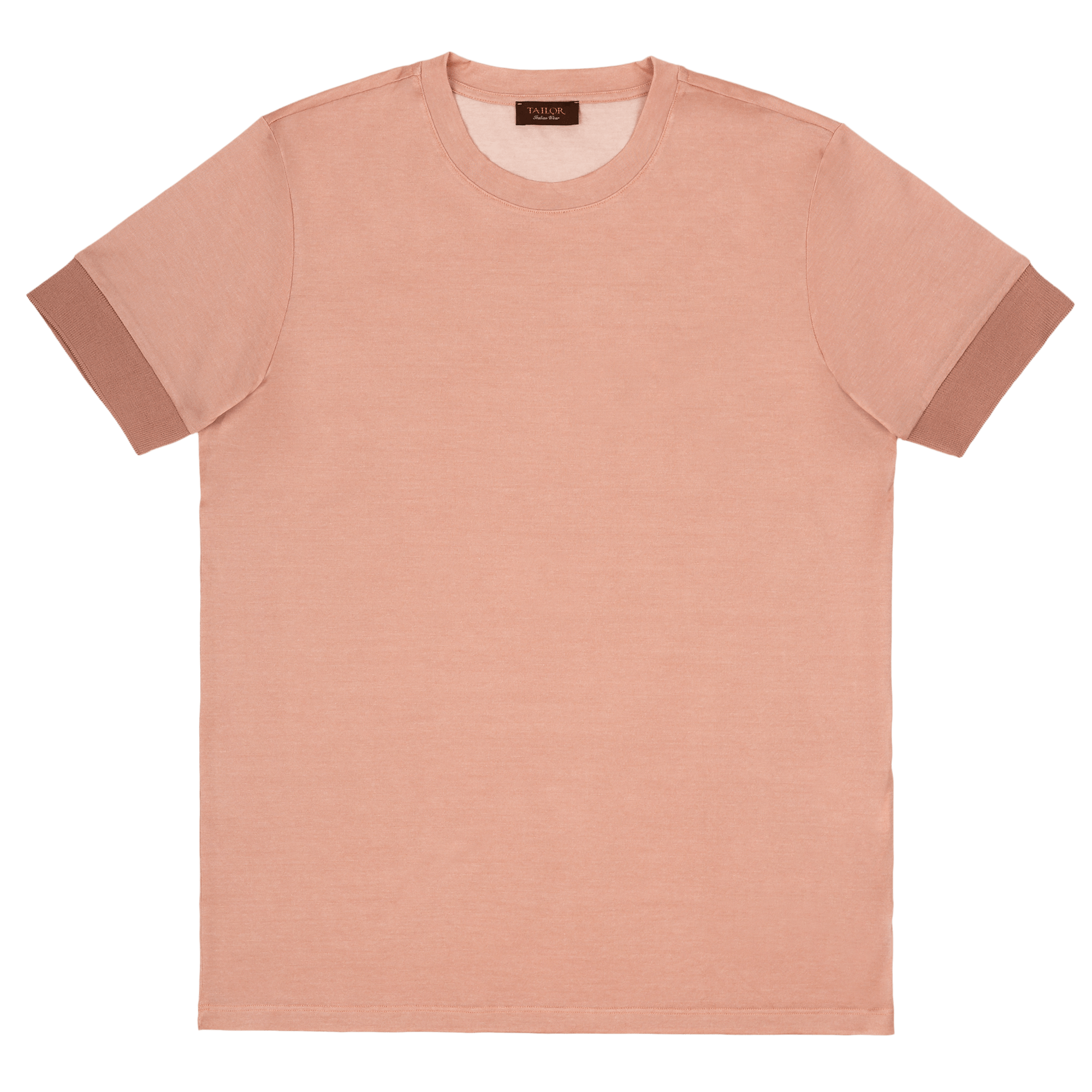 Men's Pink Cotton T-Shirt
