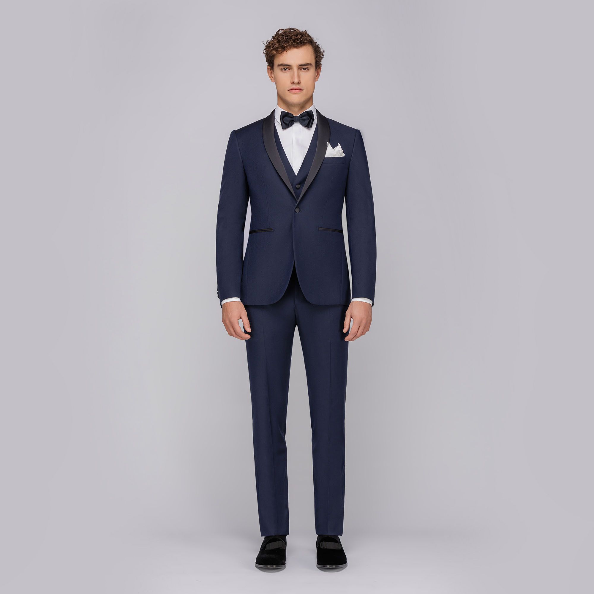 Blue tuxedo grain de poudre
