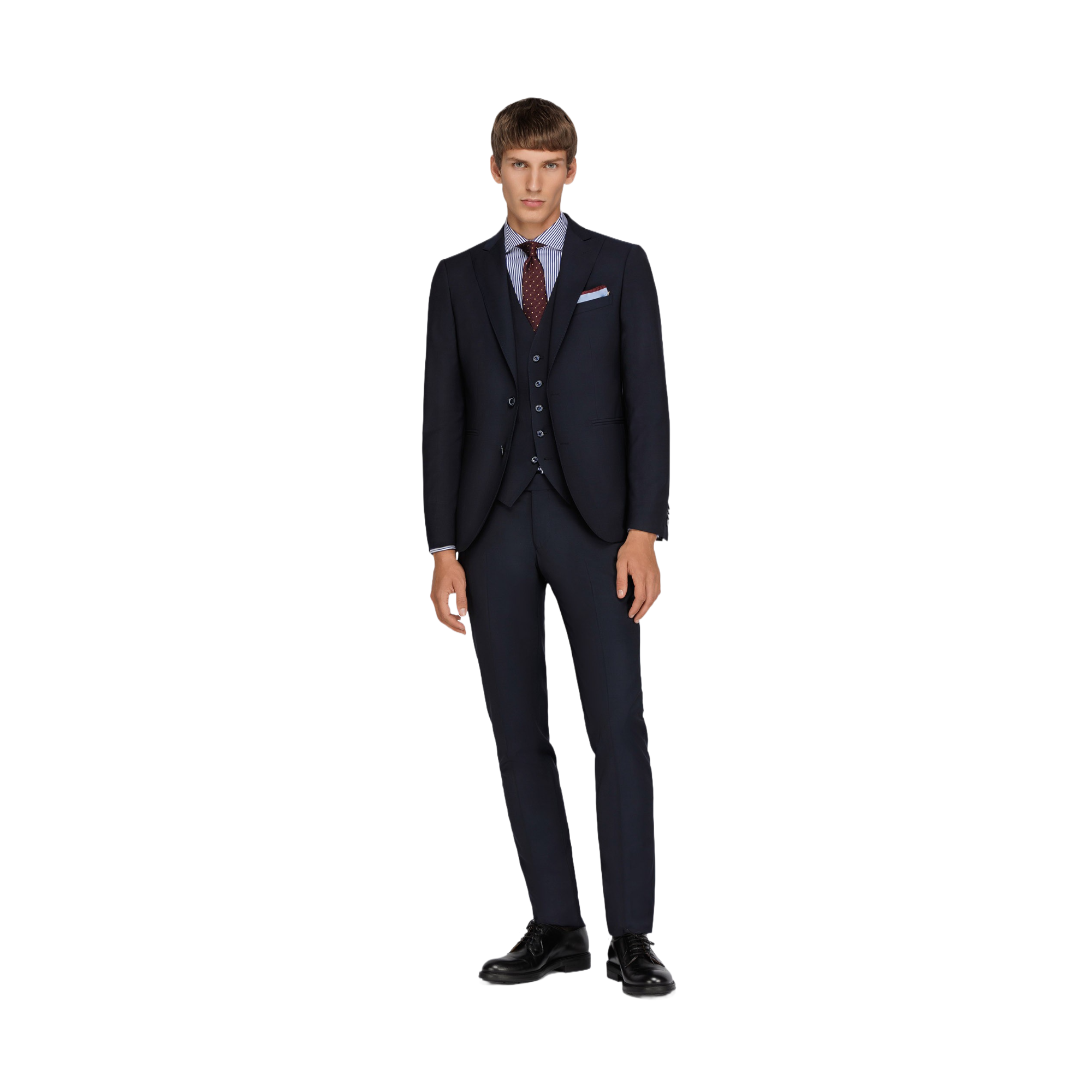 Men's Navy 3 Piece Suit