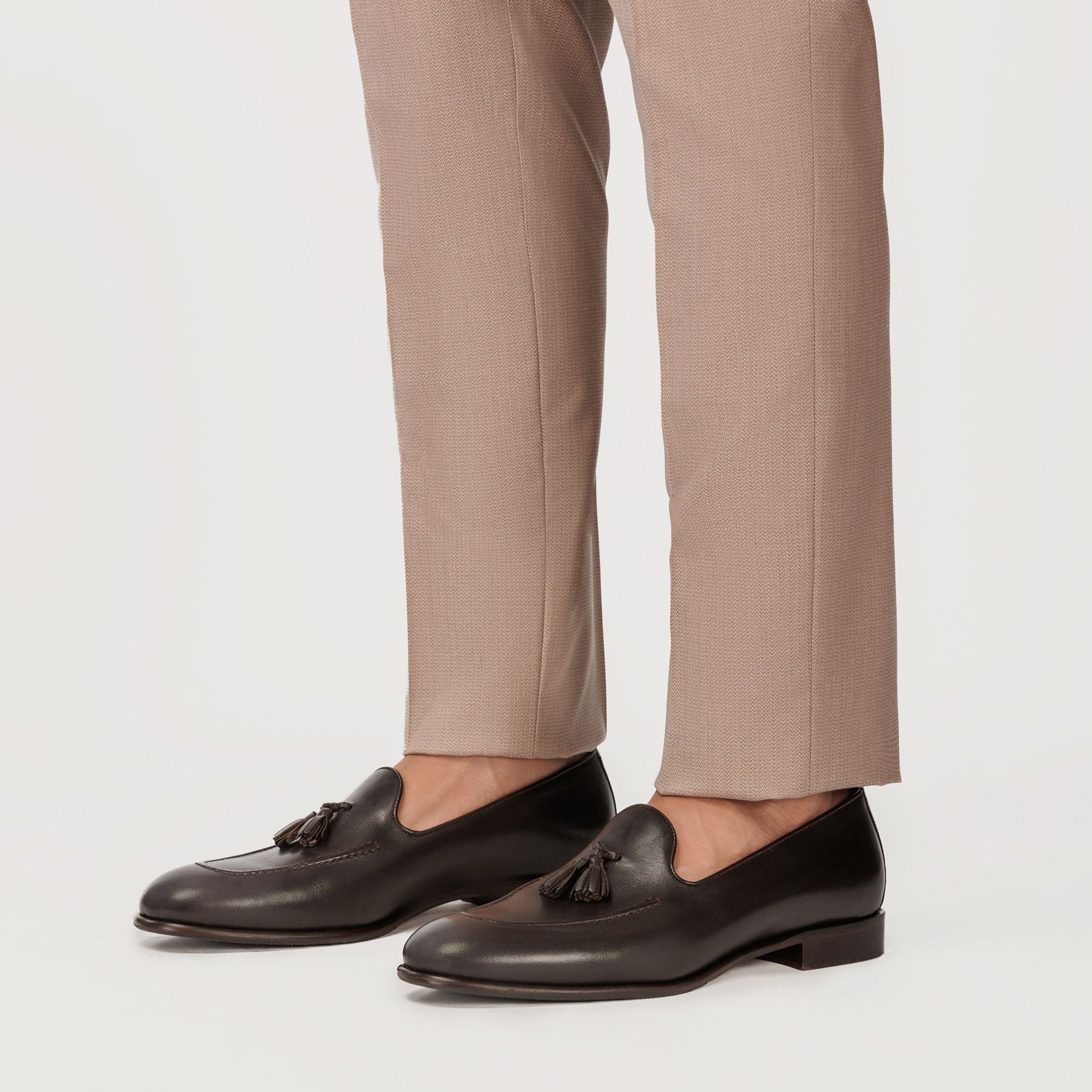Tassel Loafers Brown