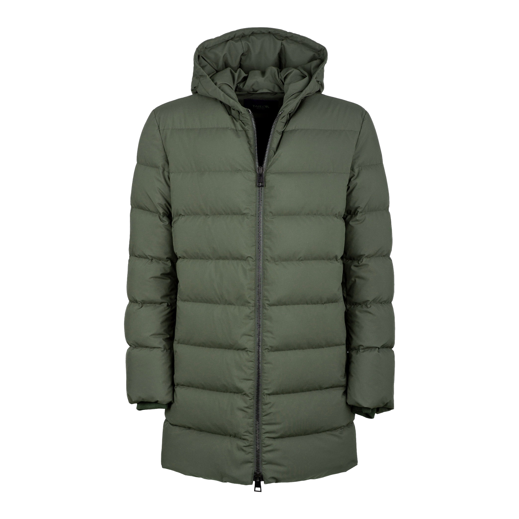 Men's Green Puffer Overcoat Cp1177.1.Verde