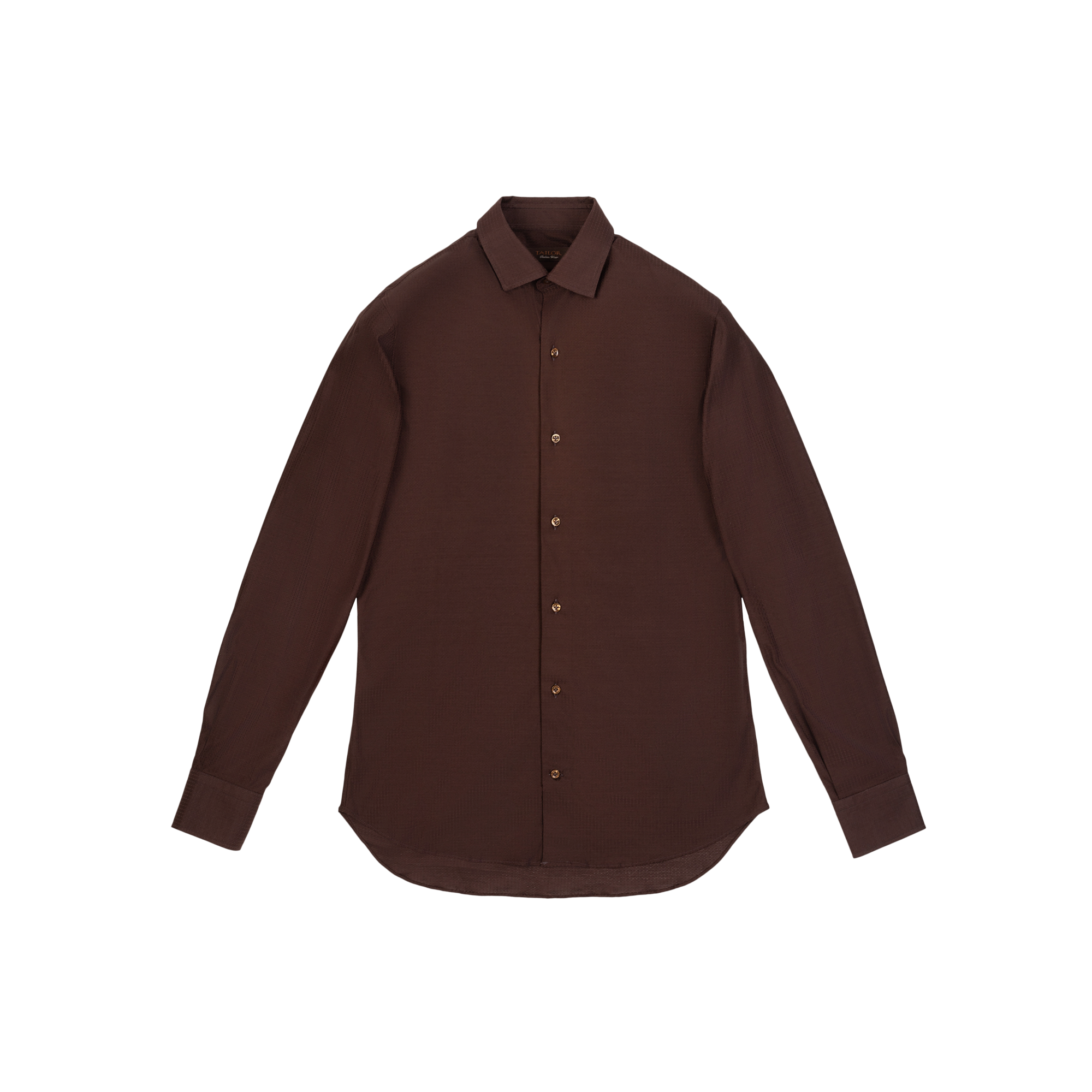 Men's Brown Knitted Shirt