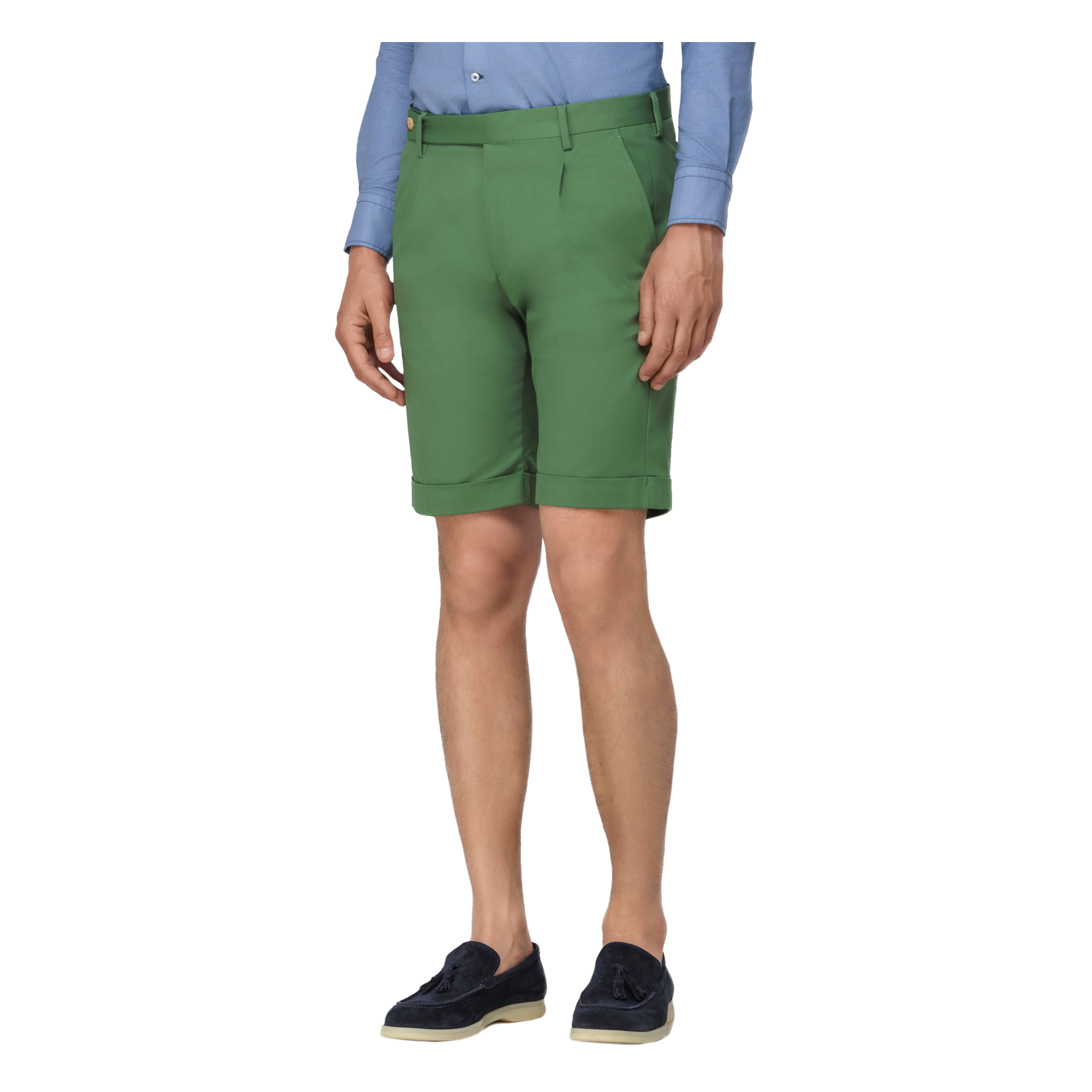 Men's Lime Green Bermuda Shorts