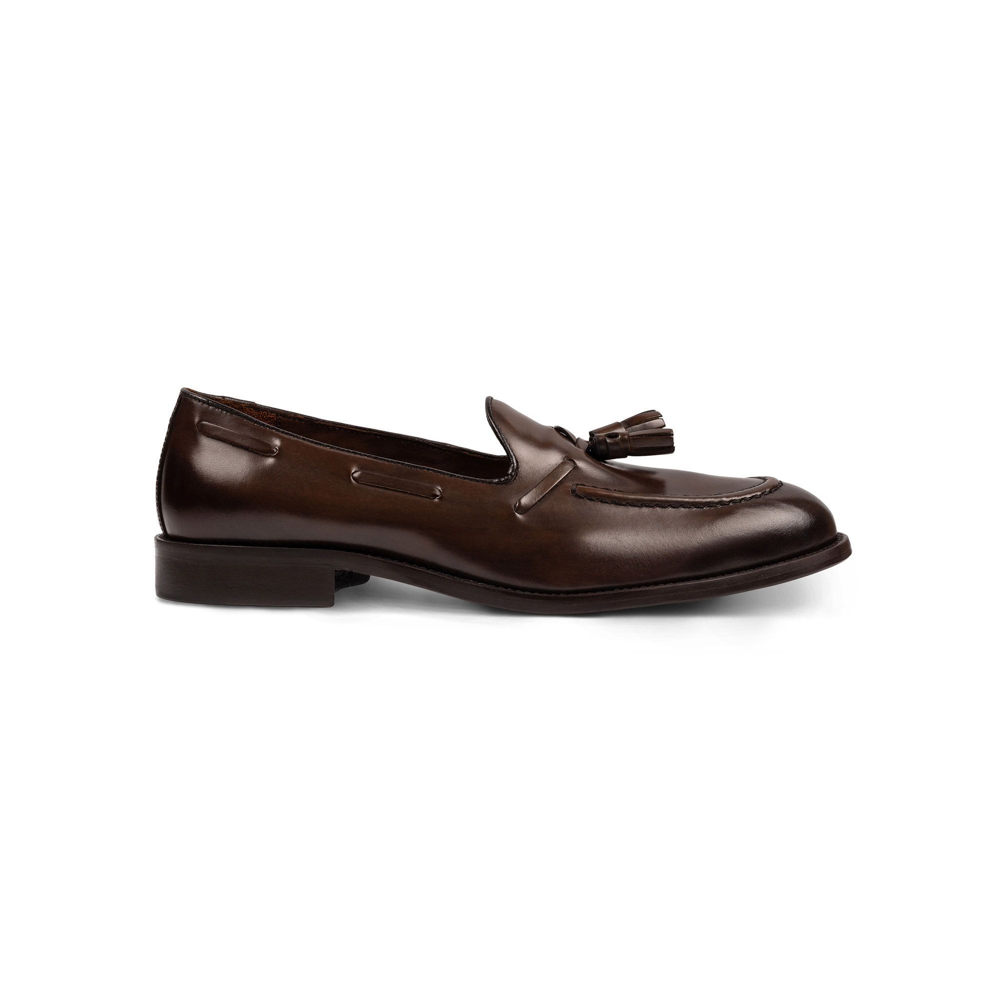 Men's Chocolate brown tassel loafers
