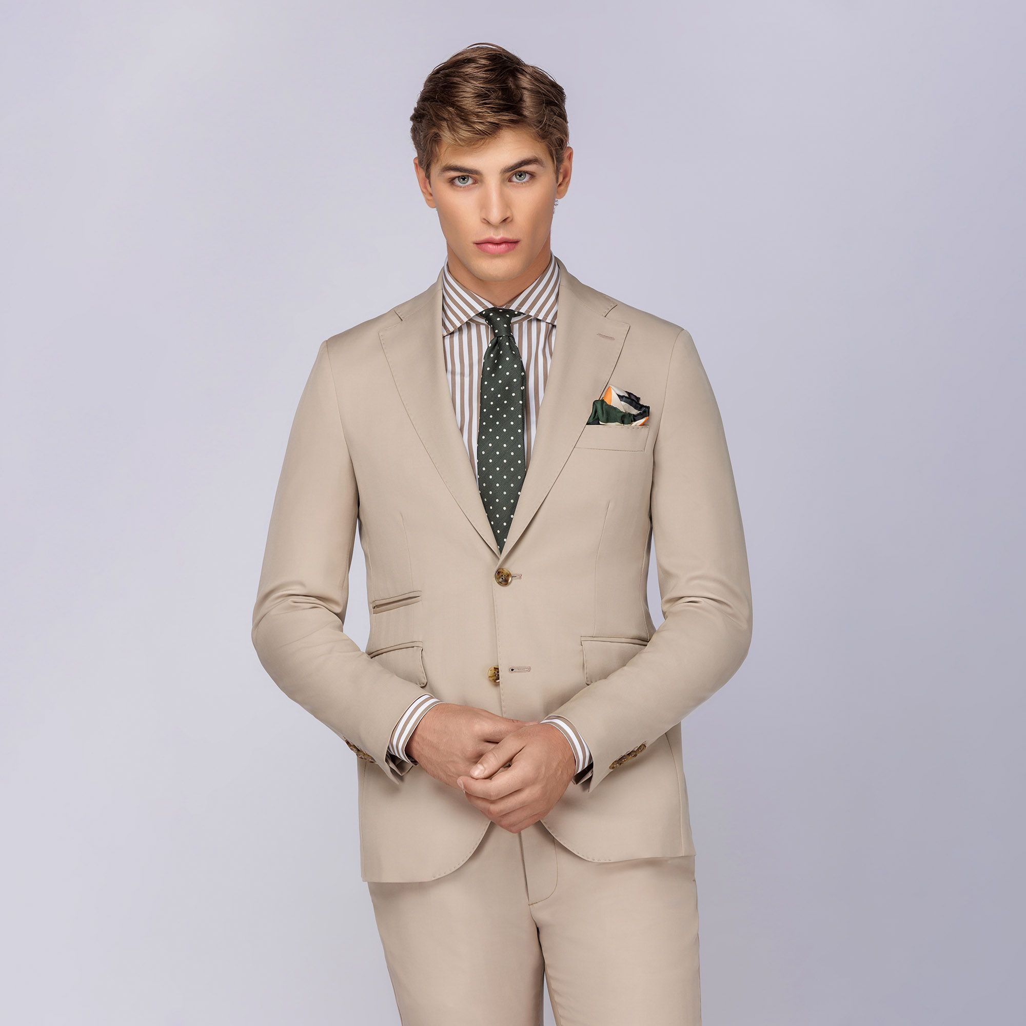 Men's Solaro Suit Beige