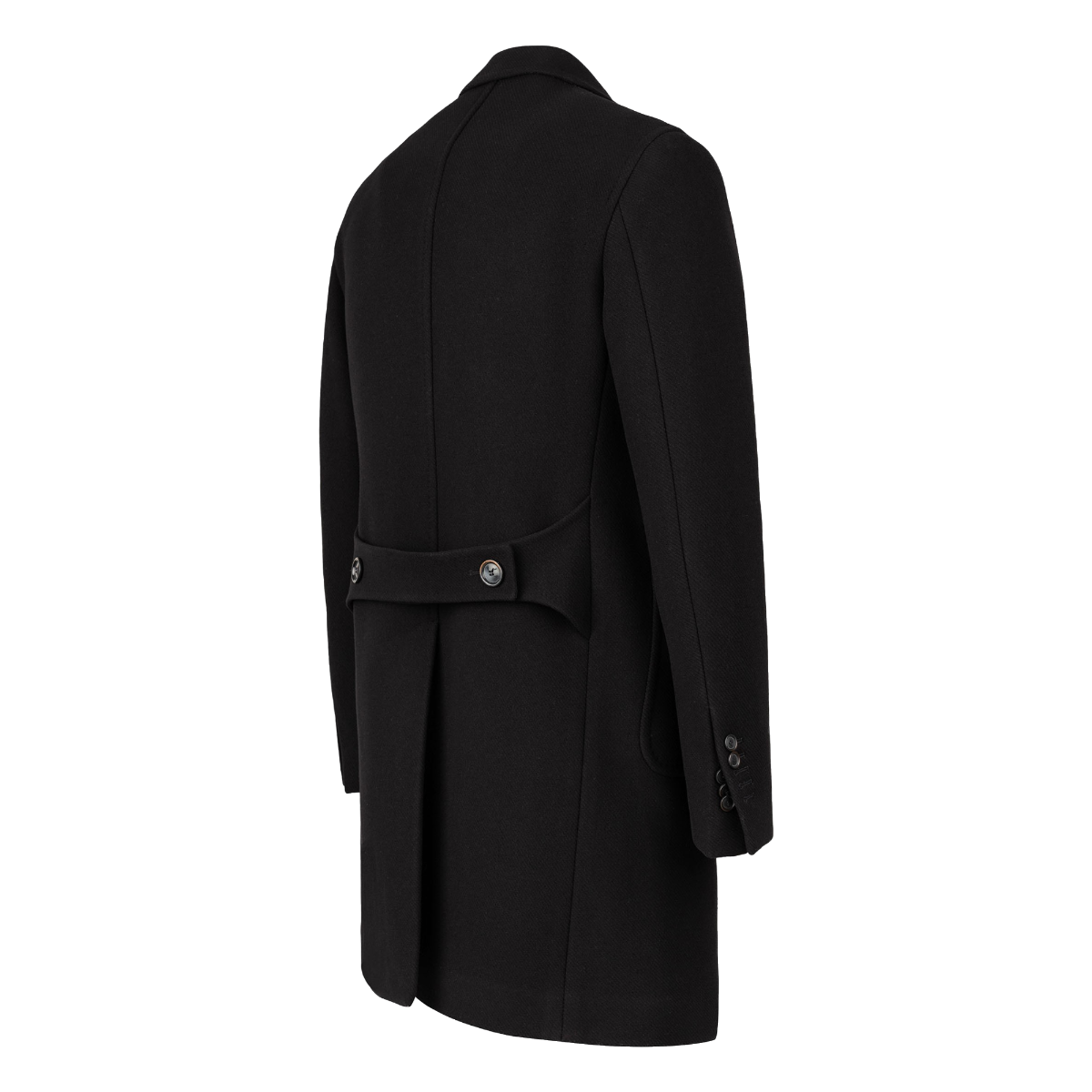 Plain Black Coat Blma135W.1.1