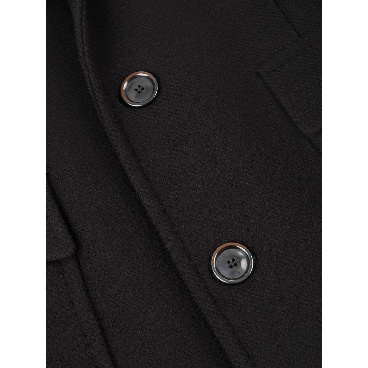 Plain Black Coat Blma135W.1.1