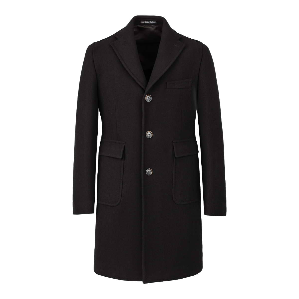 Plain Black Coat Blma135W.1.1