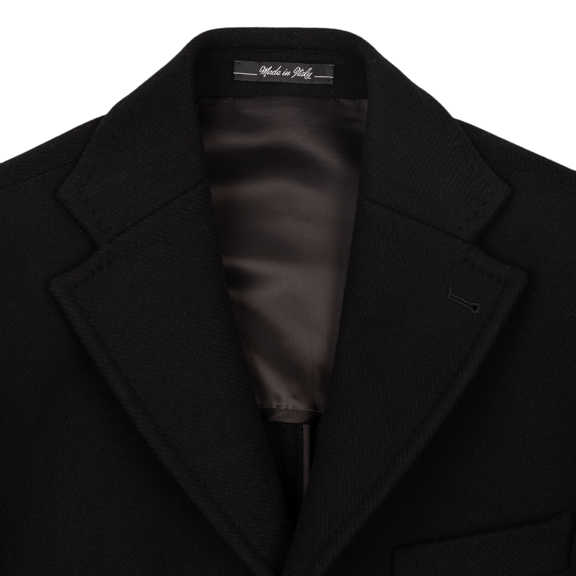 Plain Black Coat Blma135W.1.1