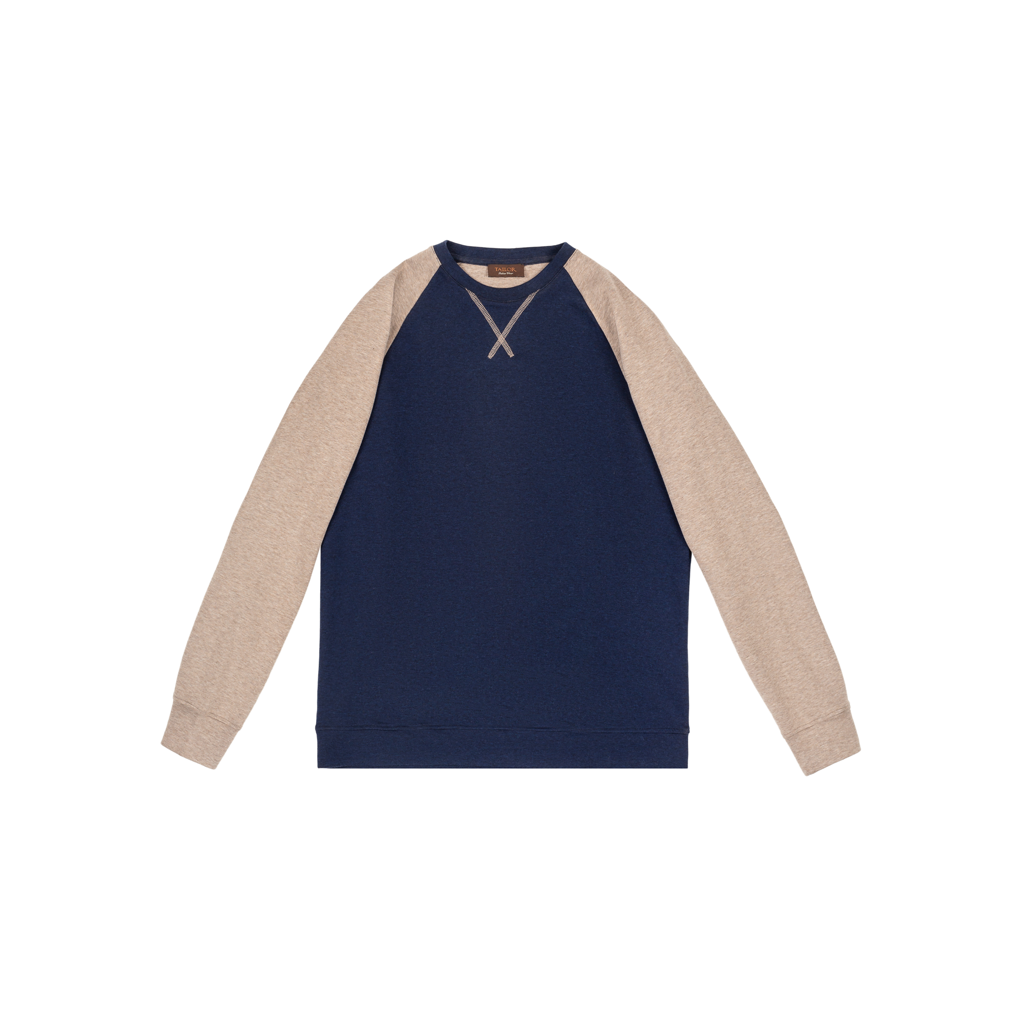 Men's Blue Crew Neck Sweater Brtsalta.1.761